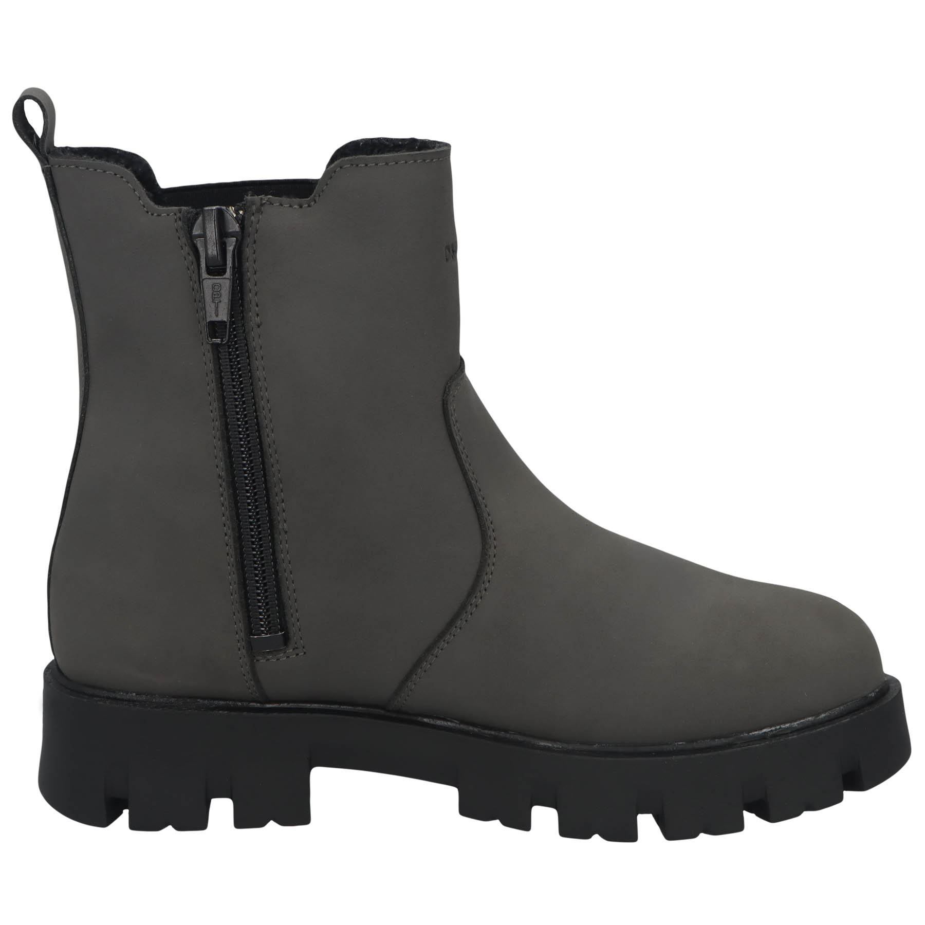 graue stiefeletten seitenansicht rechts