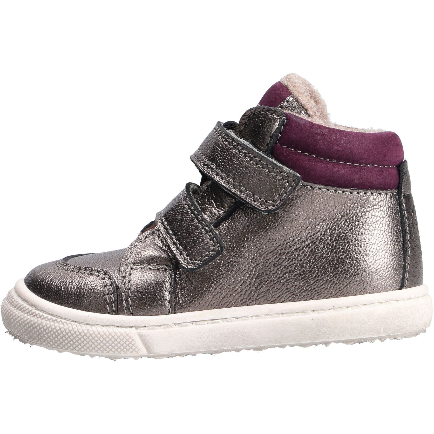 mehrfarbige mid cut seitenansicht links