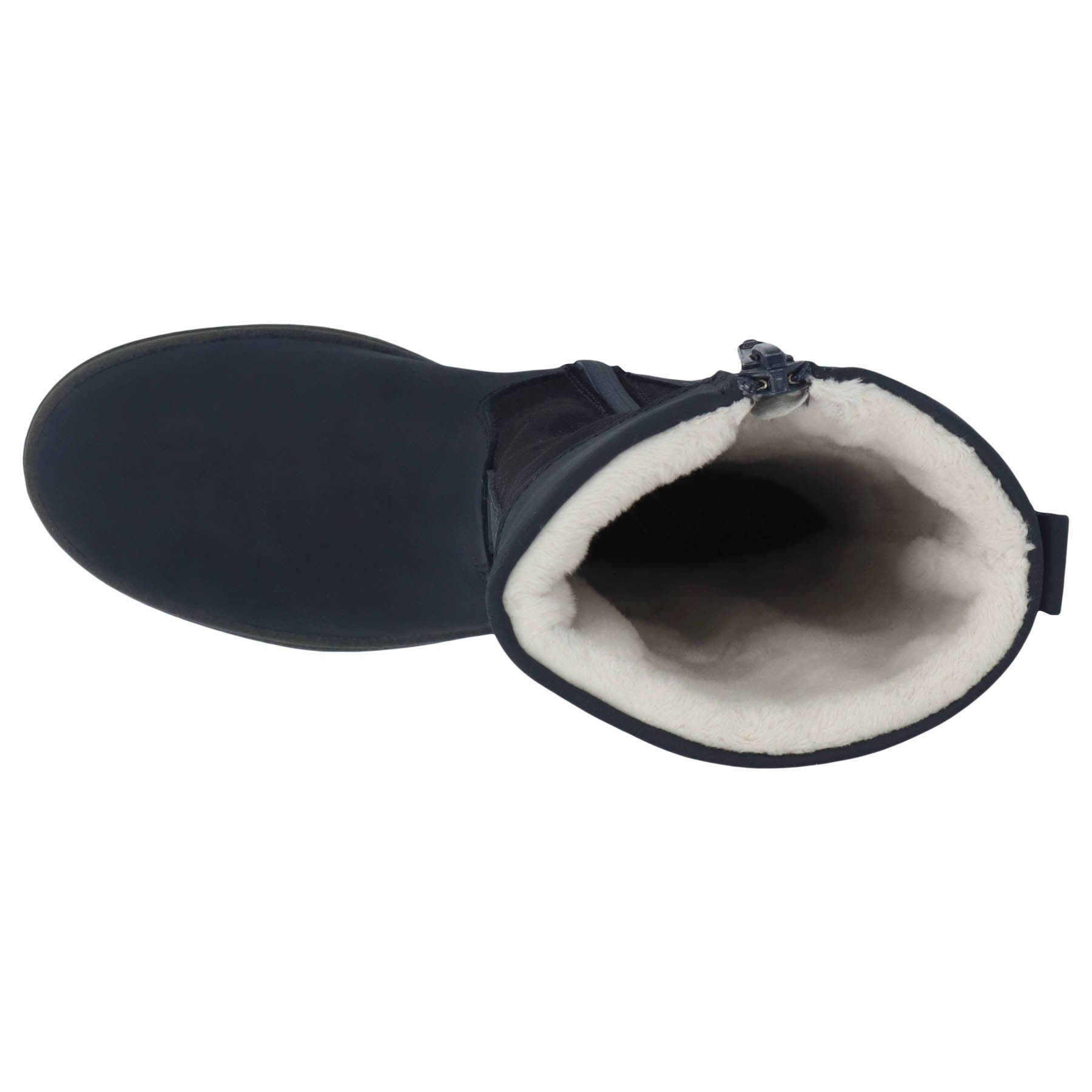 blaue stiefel draufsicht