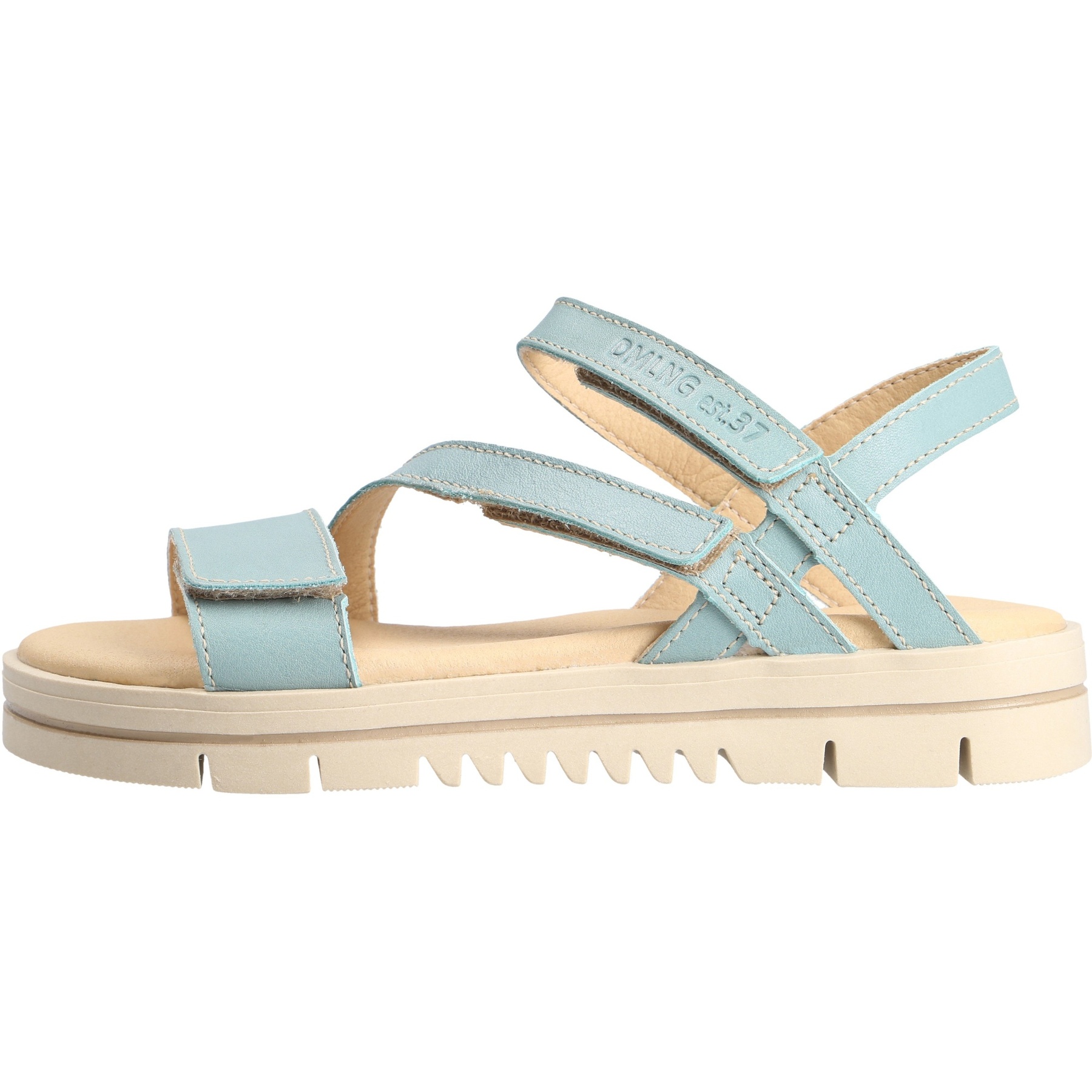 grüne sandale seitenansicht links