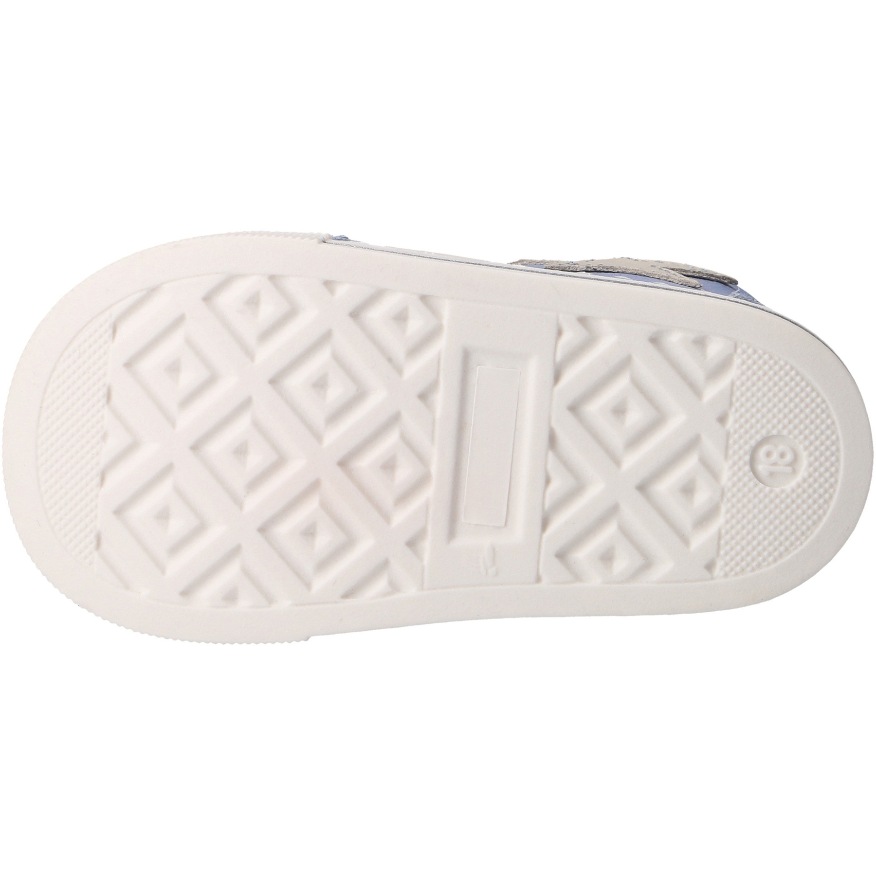 blaue lauflernschuhe sohlenansicht