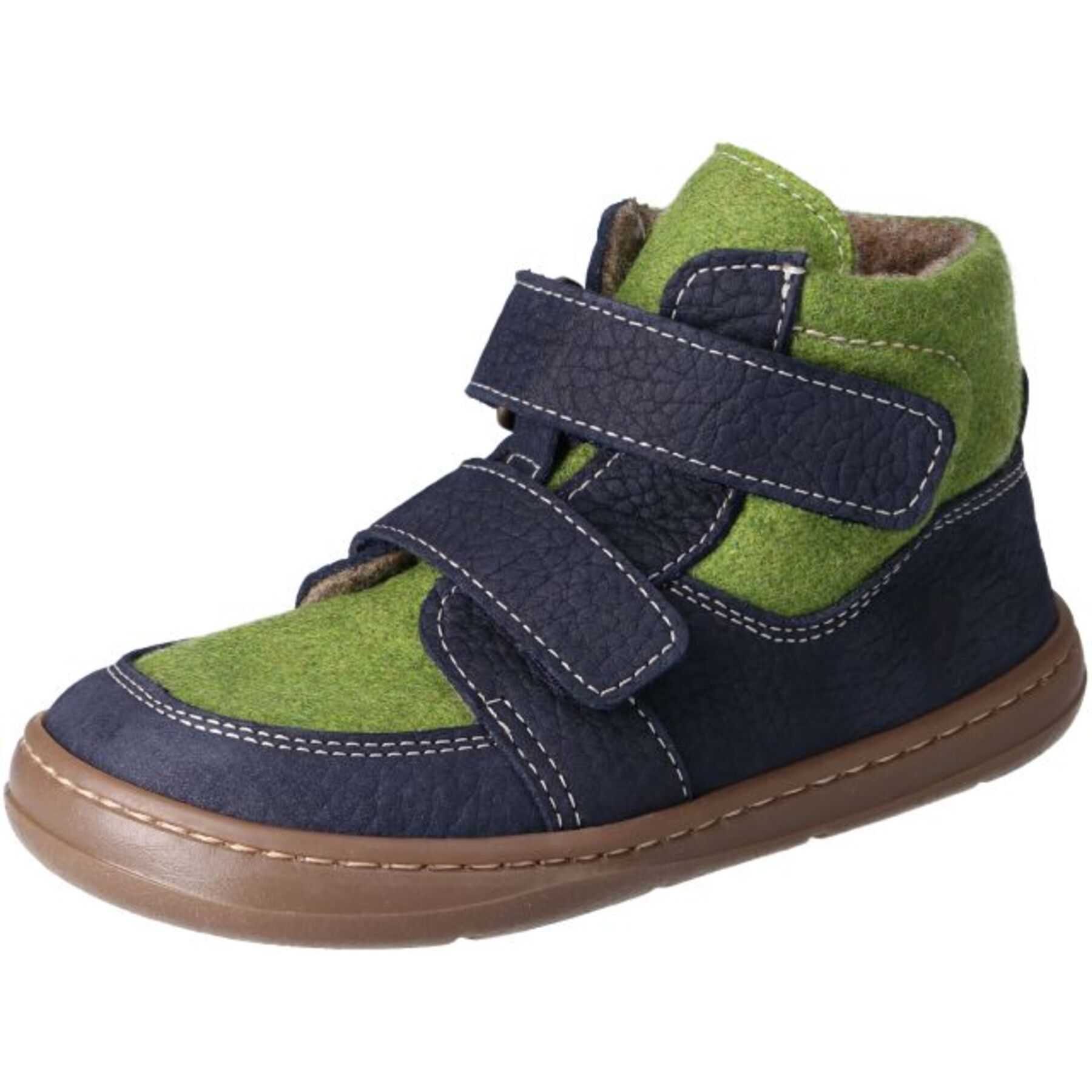 blaue halbschuh 3-4 ansicht