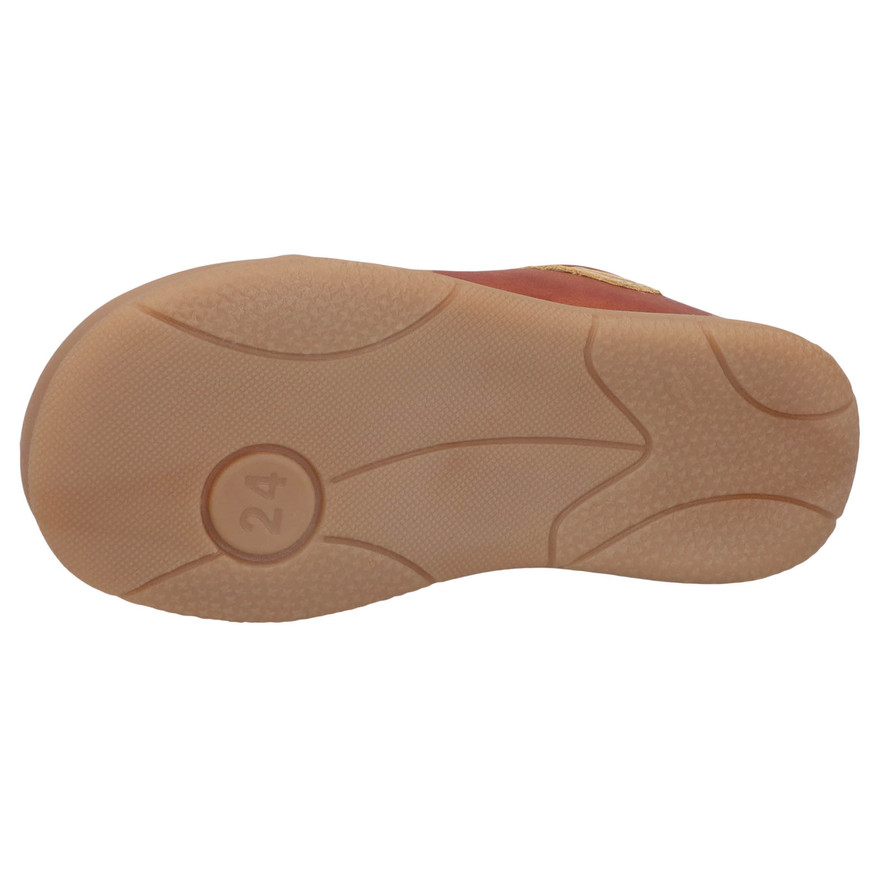 braune lauflernschuhe sohlenansicht