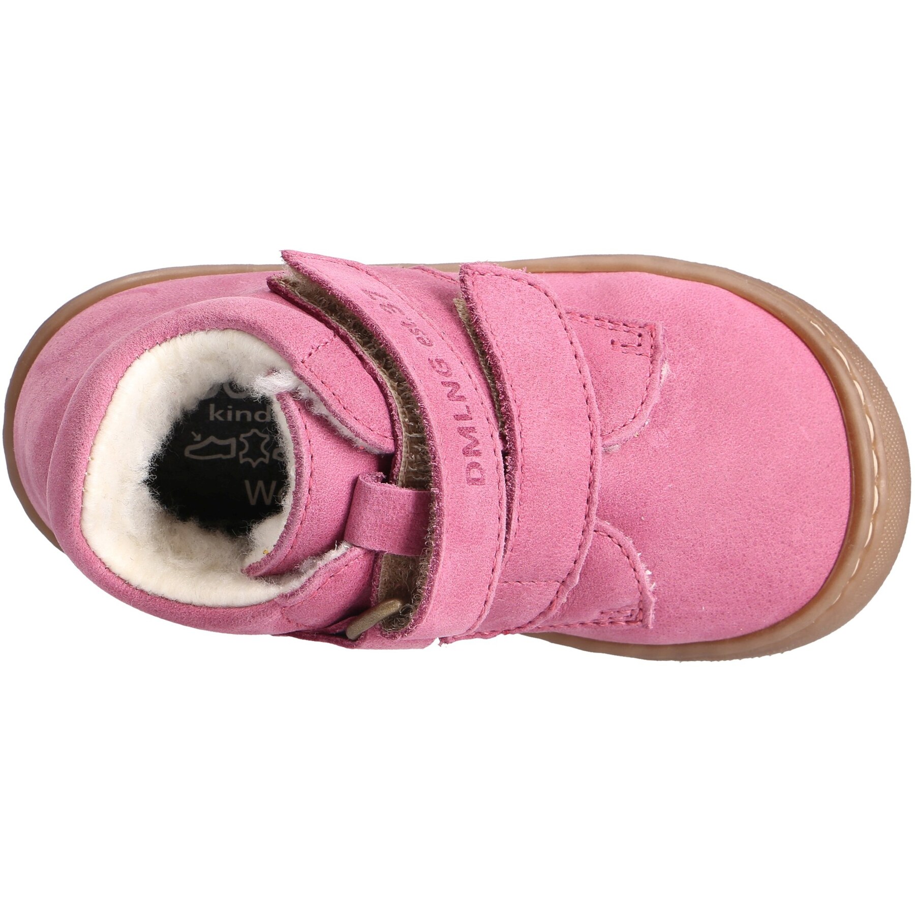 rote lauflernschuhe draufsicht