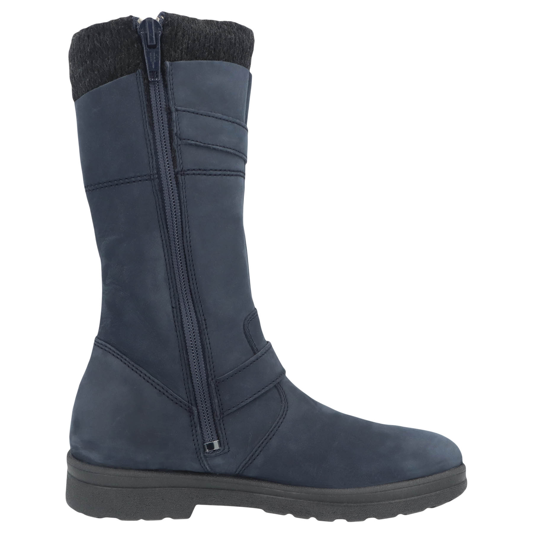 blaue stiefel seitenansicht rechts