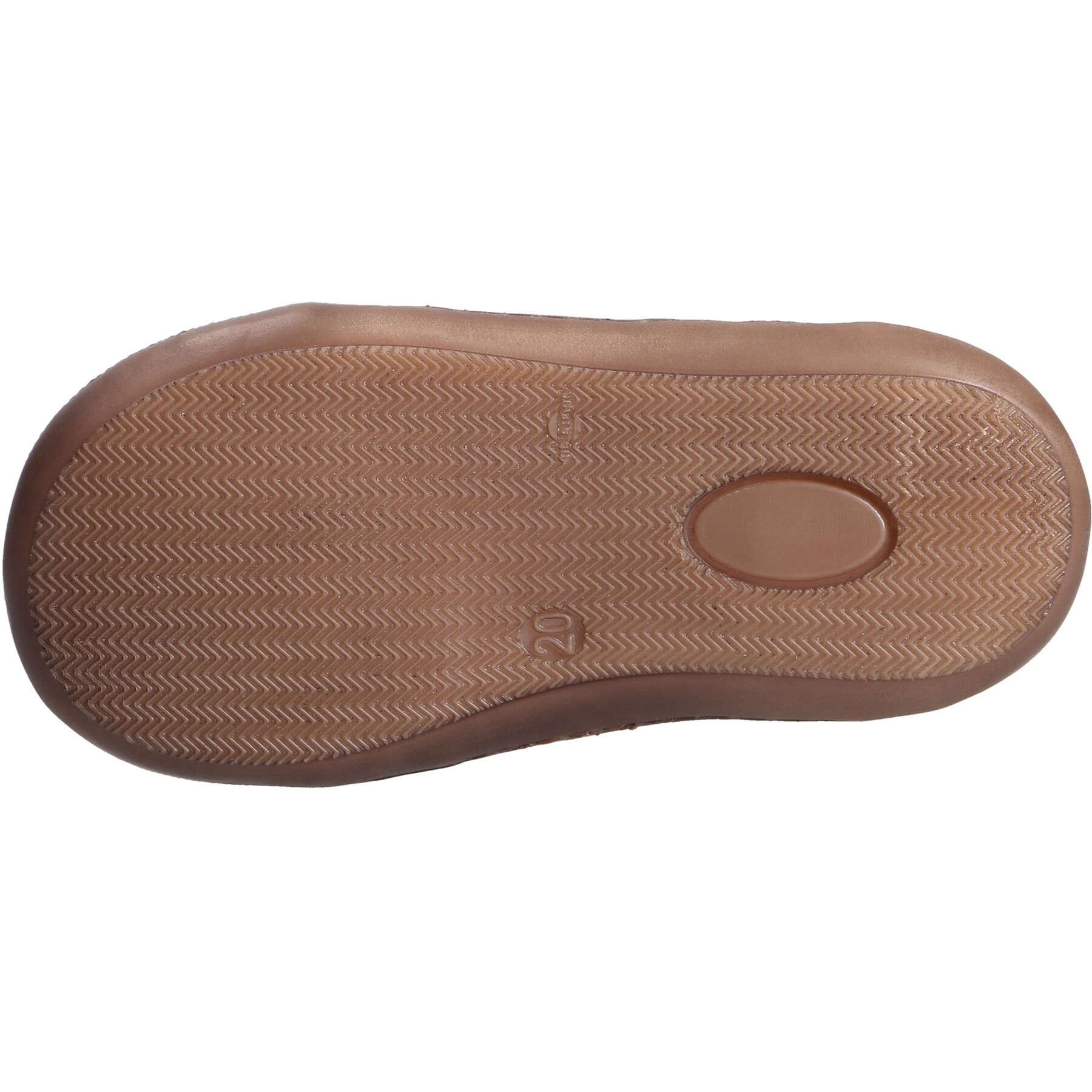 braune lauflernschuhe sohlenansicht