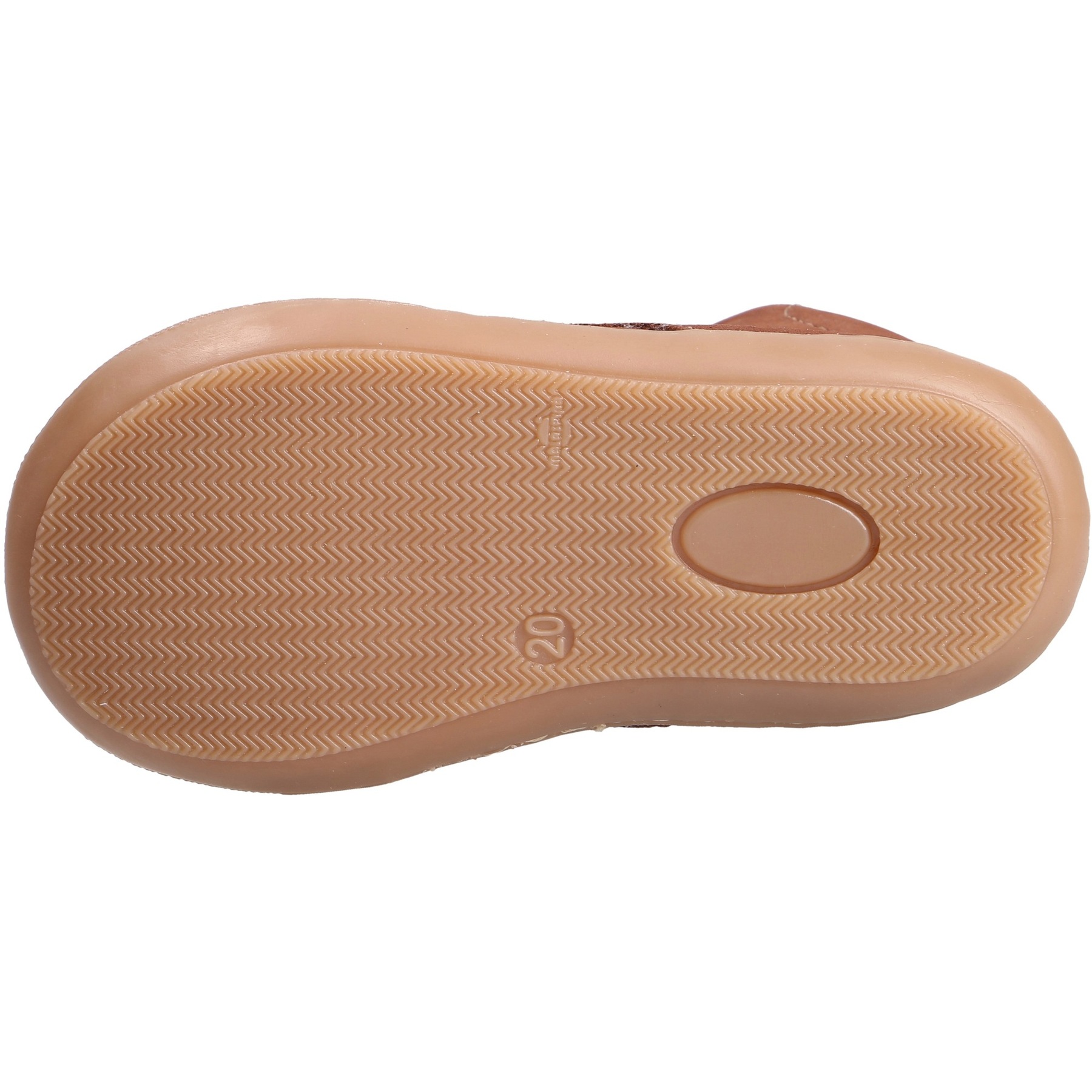 braune lauflernschuhe sohlenansicht