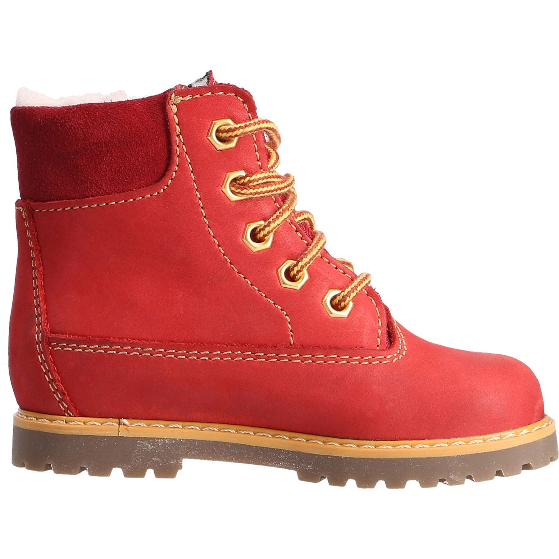 rote stiefeletten seitenansicht rechts