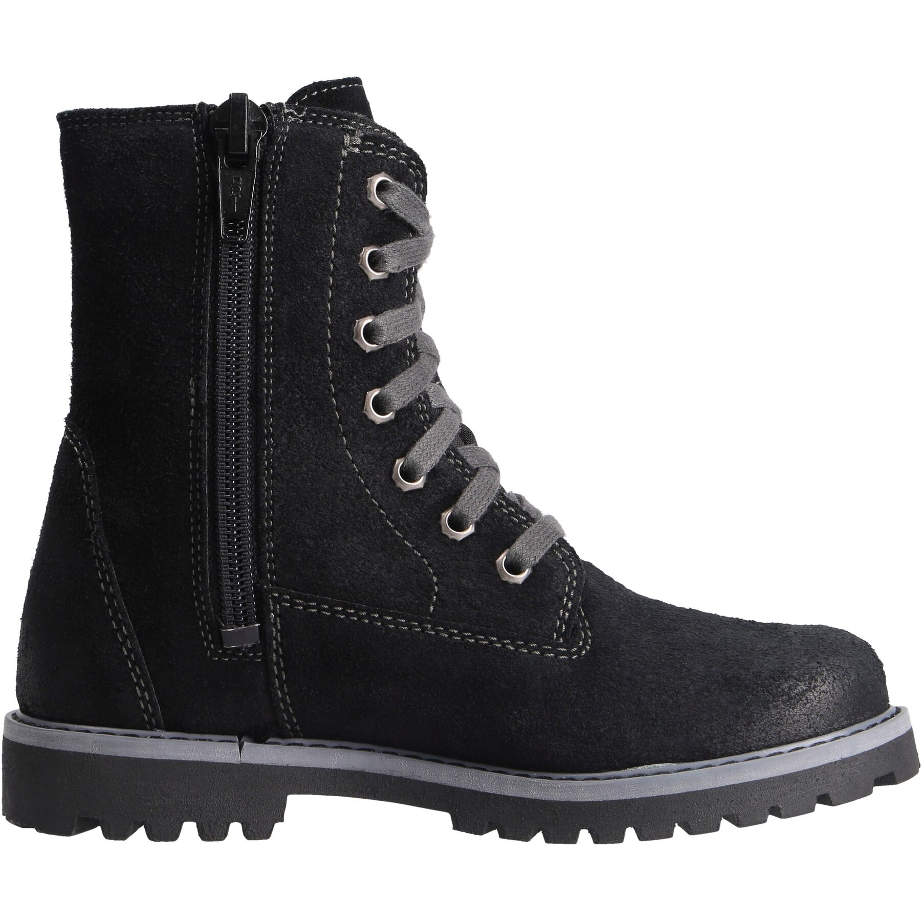 schwarze stiefeletten seitenansicht rechts