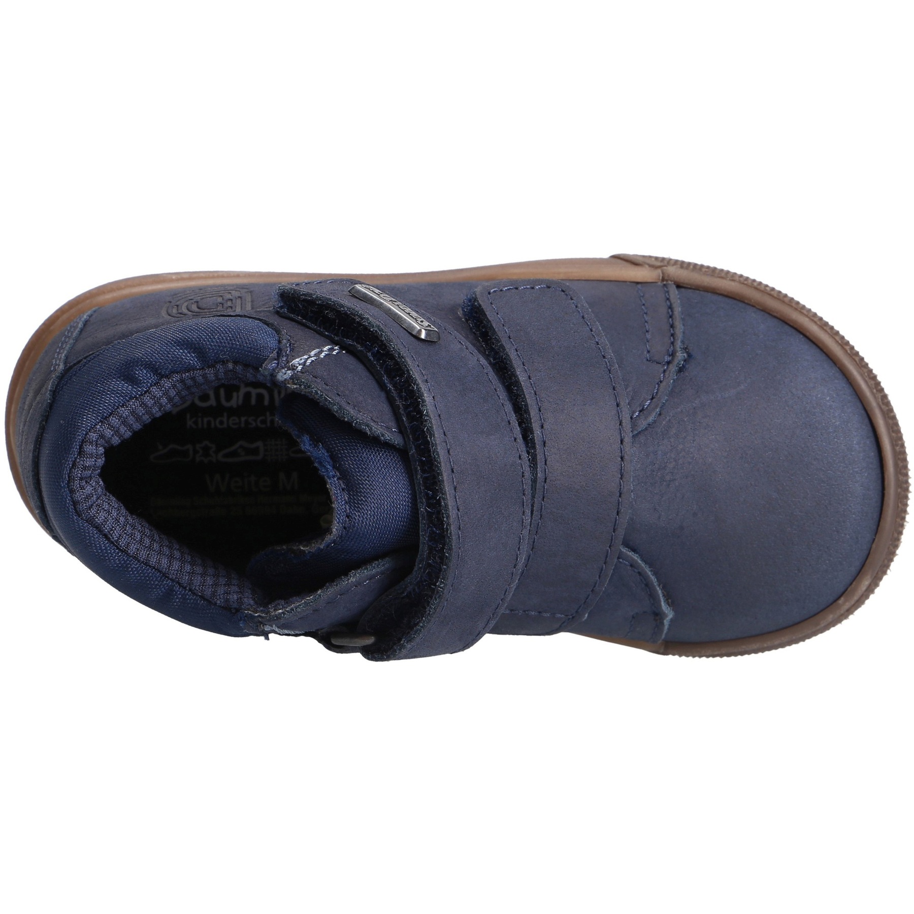 blaue lauflernschuhe draufsicht