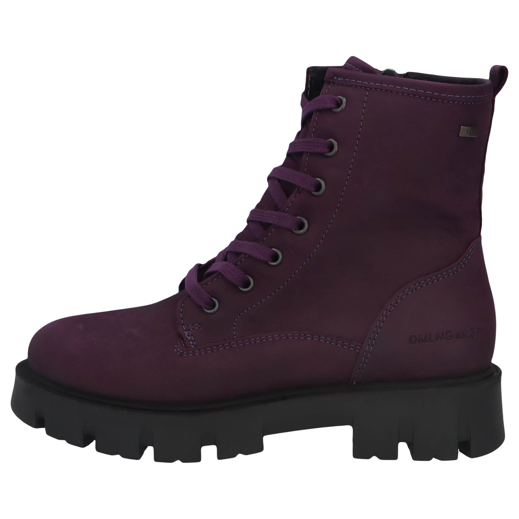 graue stiefeletten seitenansicht links