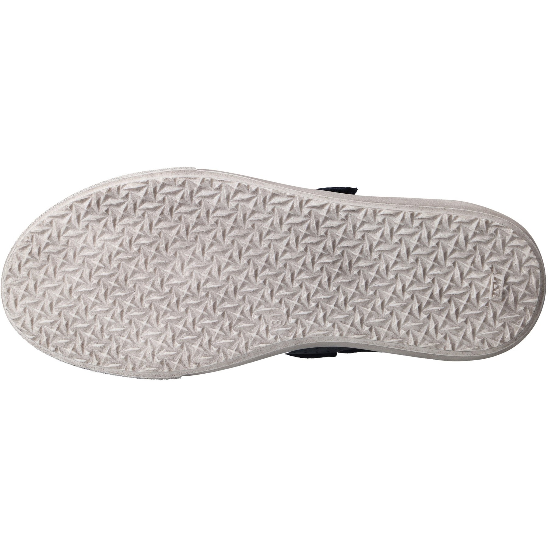 blaue halbschuh sohlenansicht