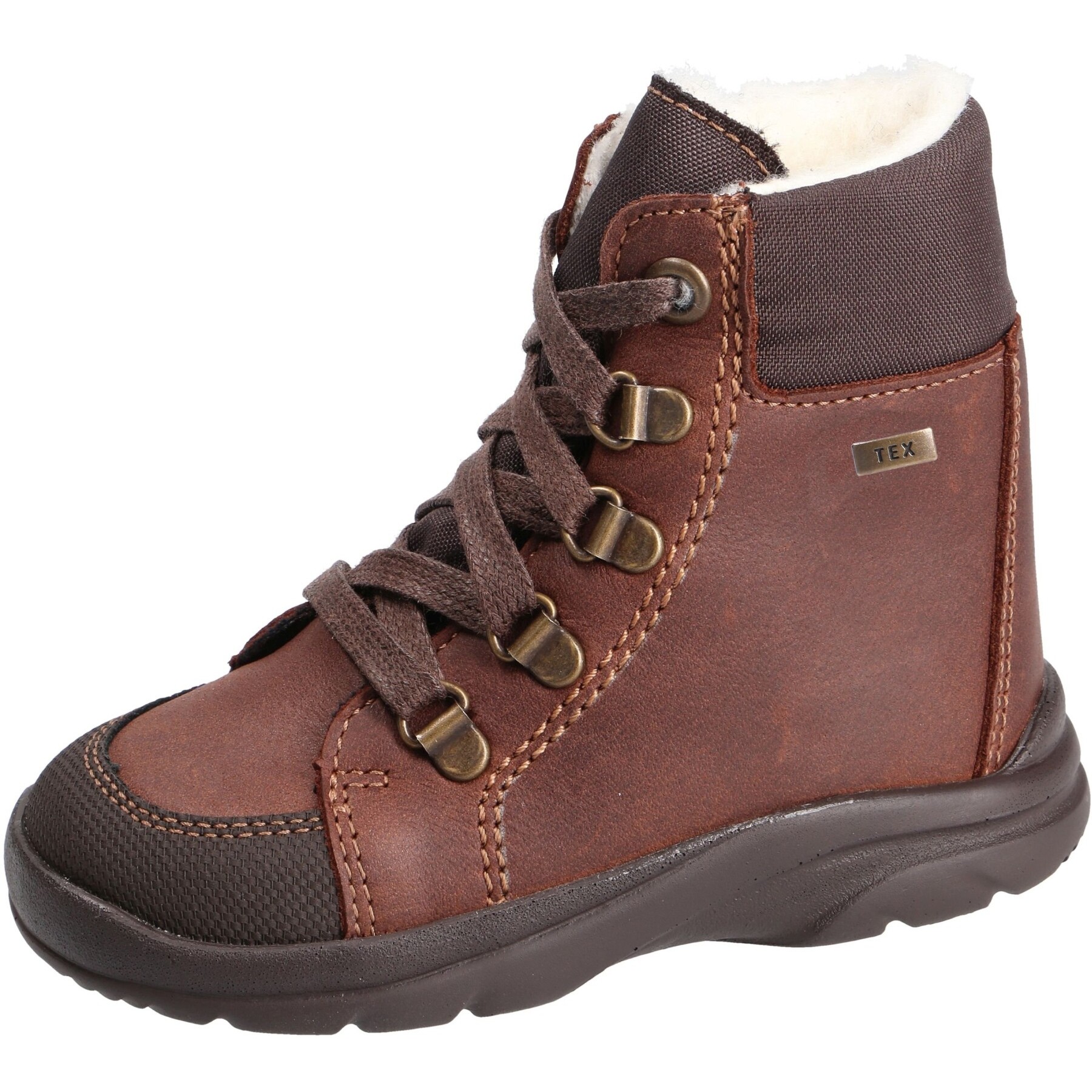 braune stiefeletten 3-4 ansicht