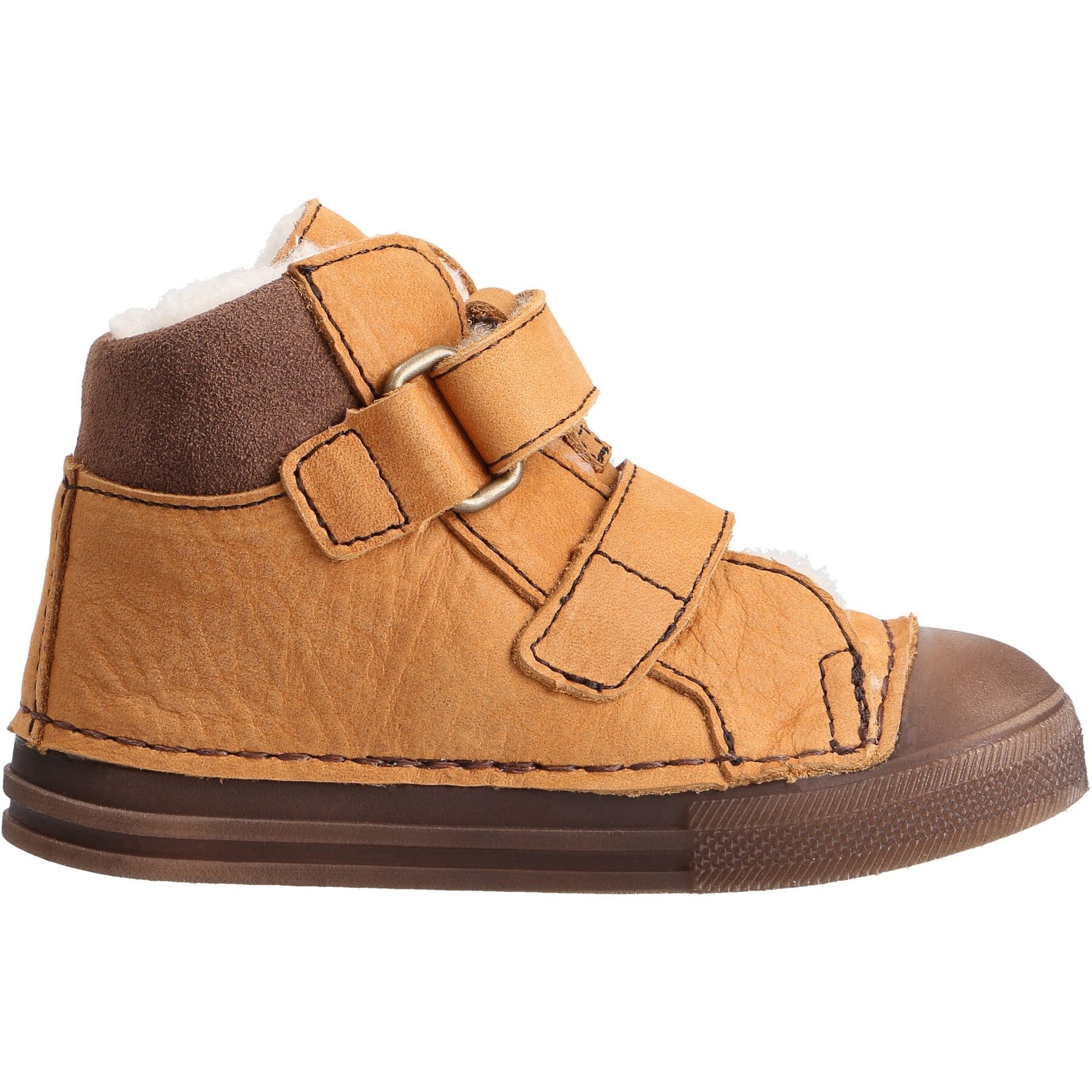 braune lauflernschuhe seitenansicht rechts