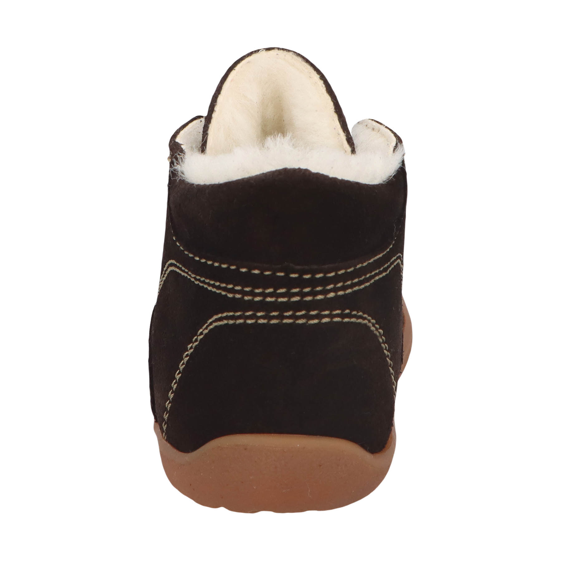 braune lauflernschuhe hinteransicht