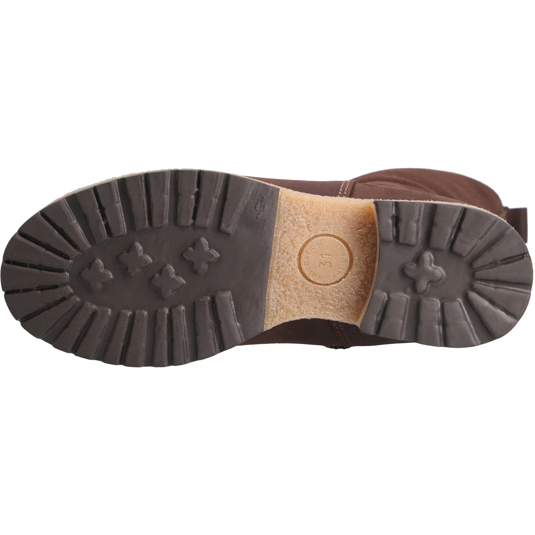 braune stiefel draufsicht