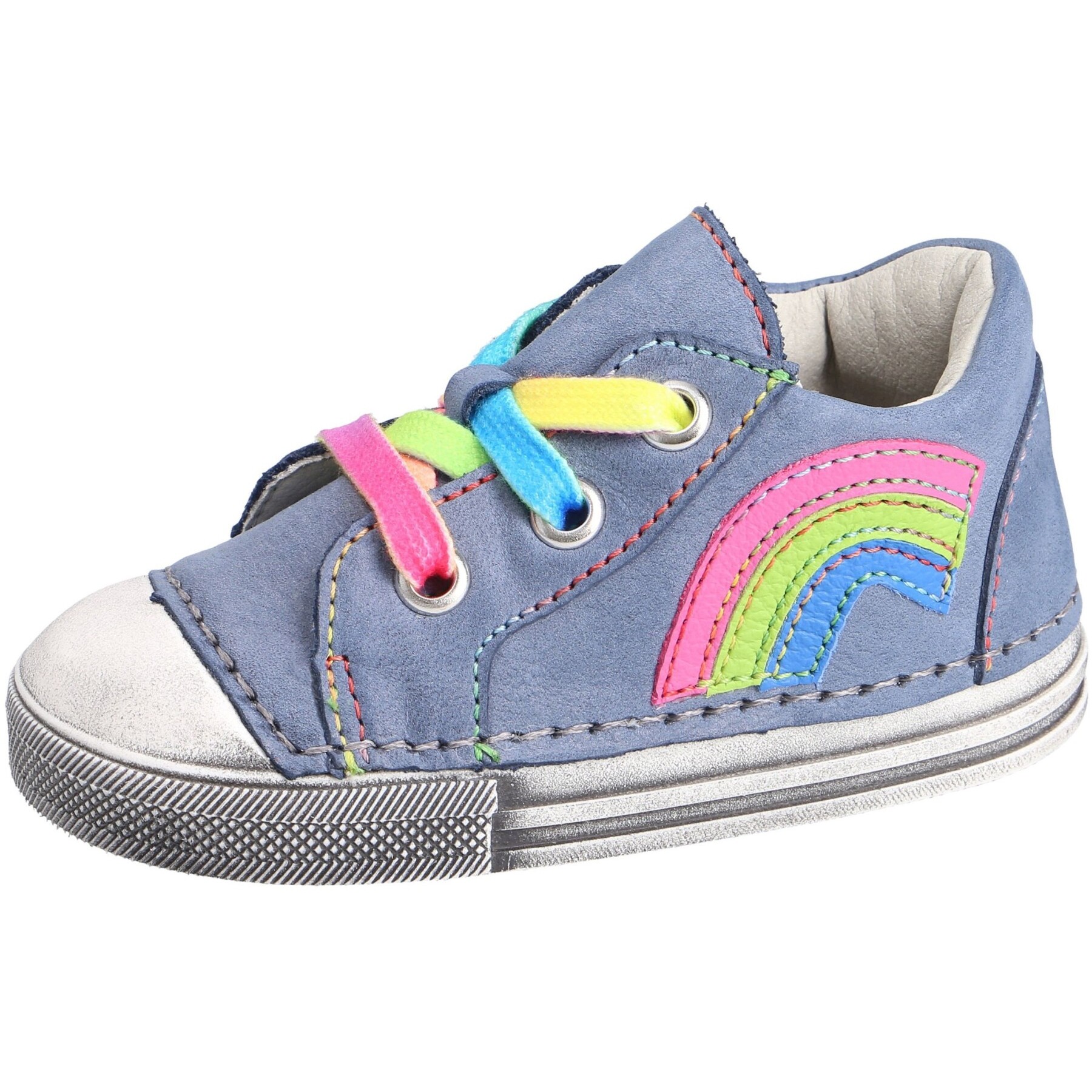 blaue lauflernschuhe 3-4 ansicht