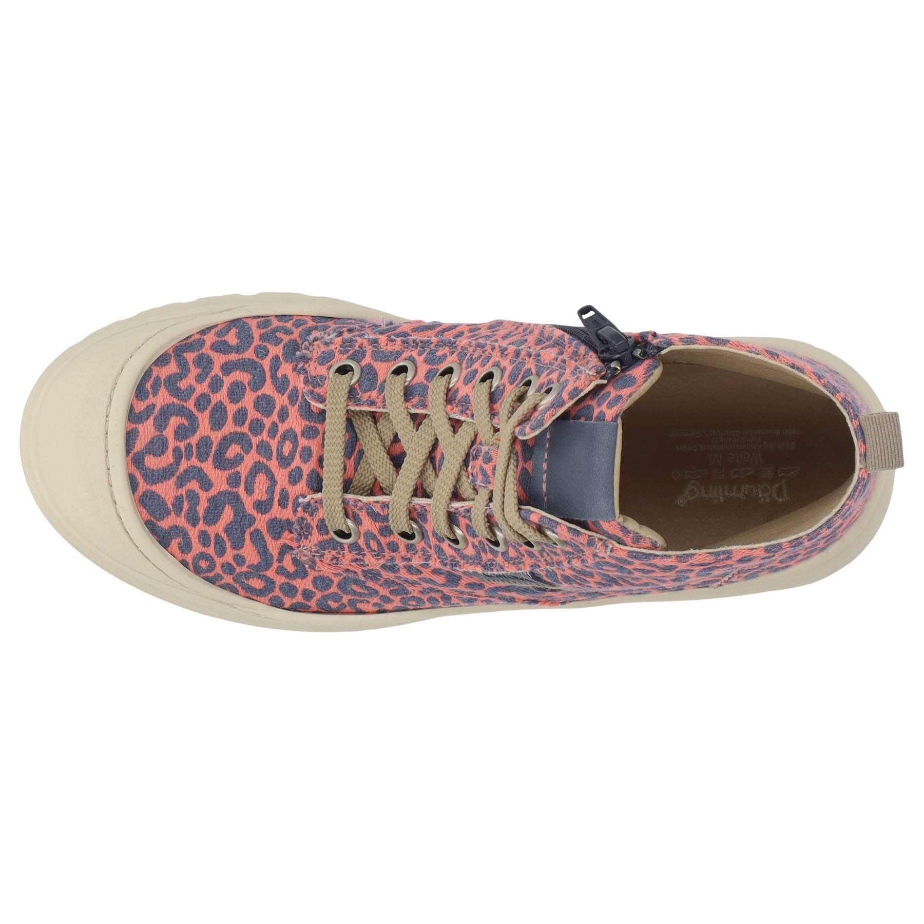 mehrfarbige stiefeletten draufsicht