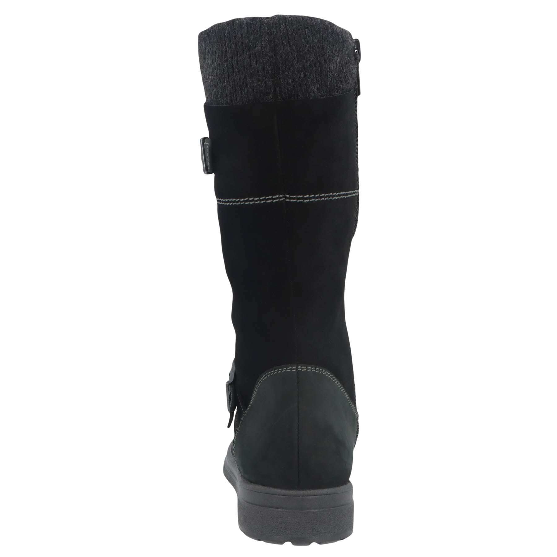 schwarze stiefel hinteransicht