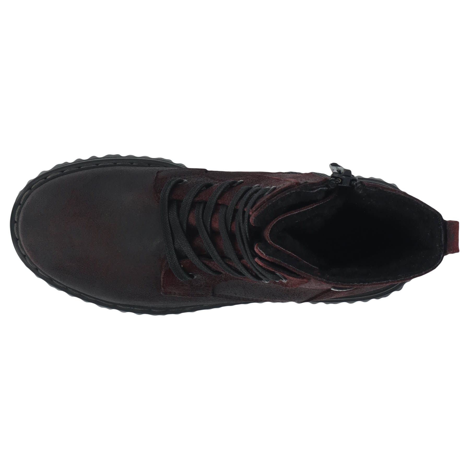 graue stiefeletten draufsicht