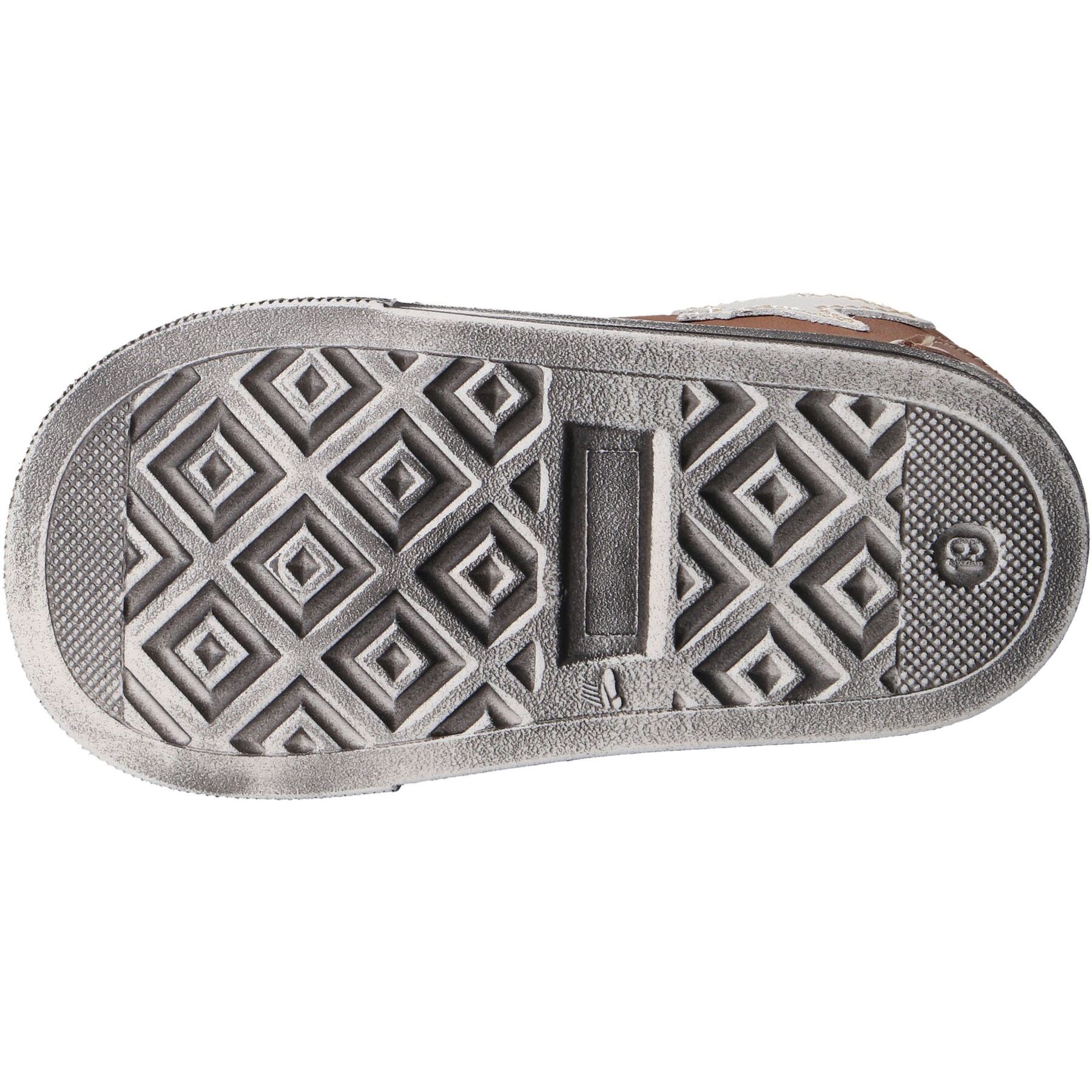 braune lauflernschuhe sohlenansicht