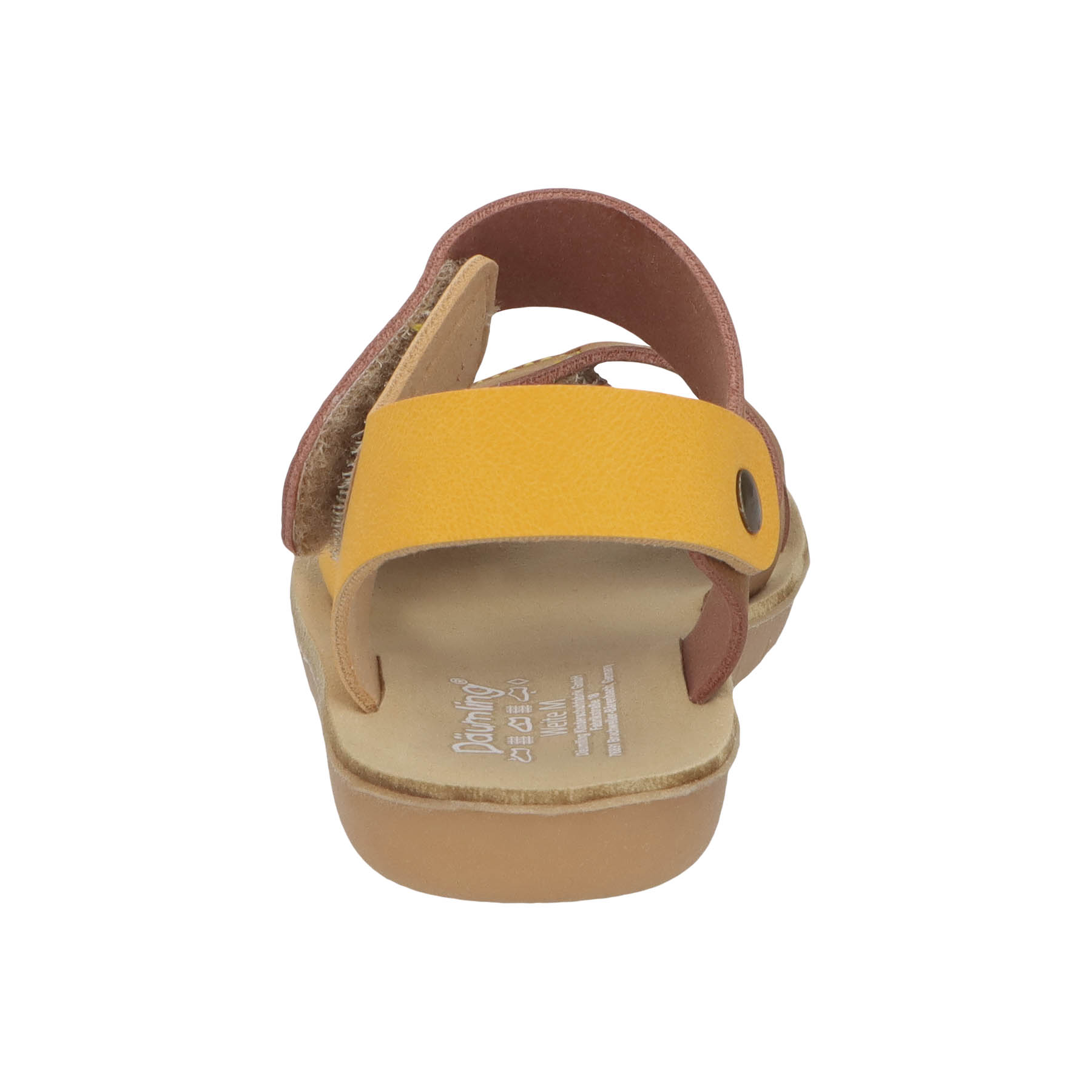 braune sandale hinteransicht