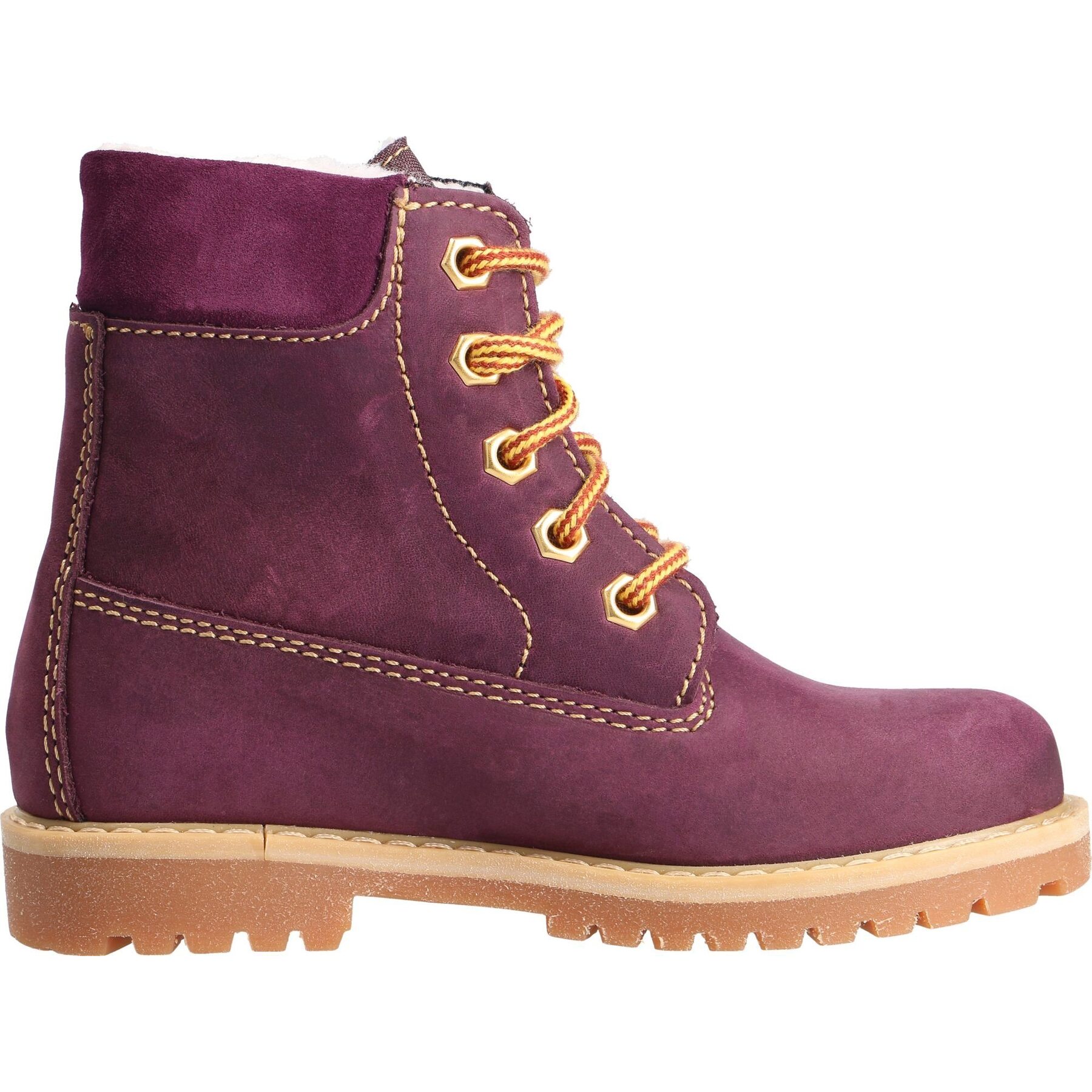 rote stiefeletten seitenansicht rechts