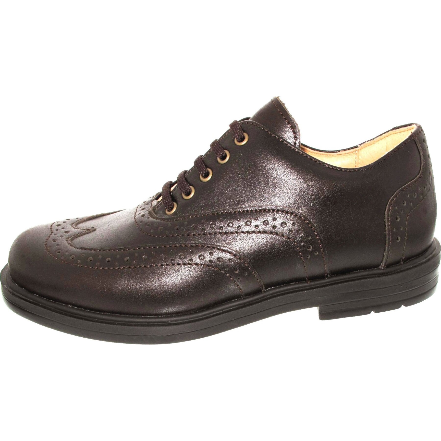 braune halbschuh 3-4 ansicht