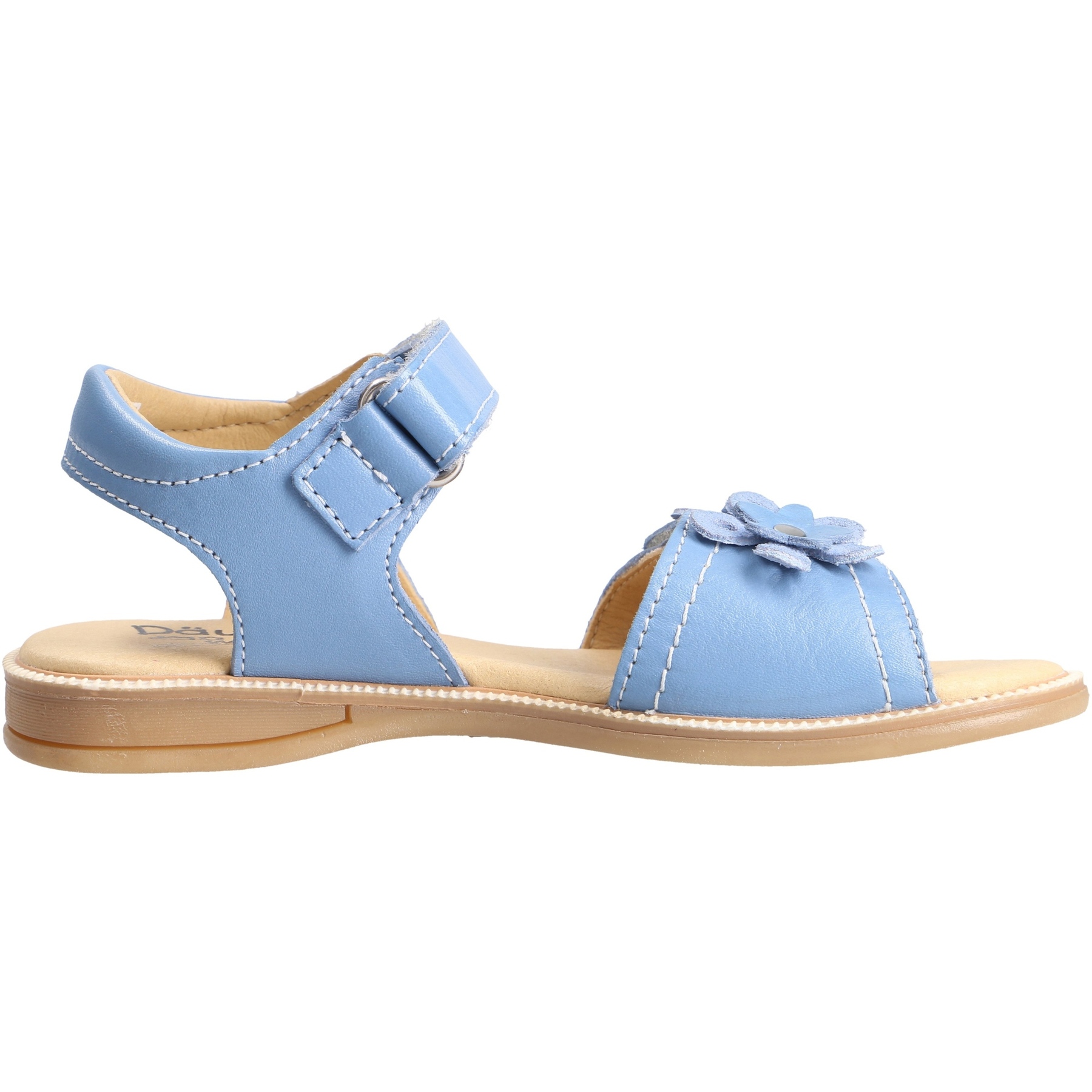 blaue sandale seitenansicht rechts