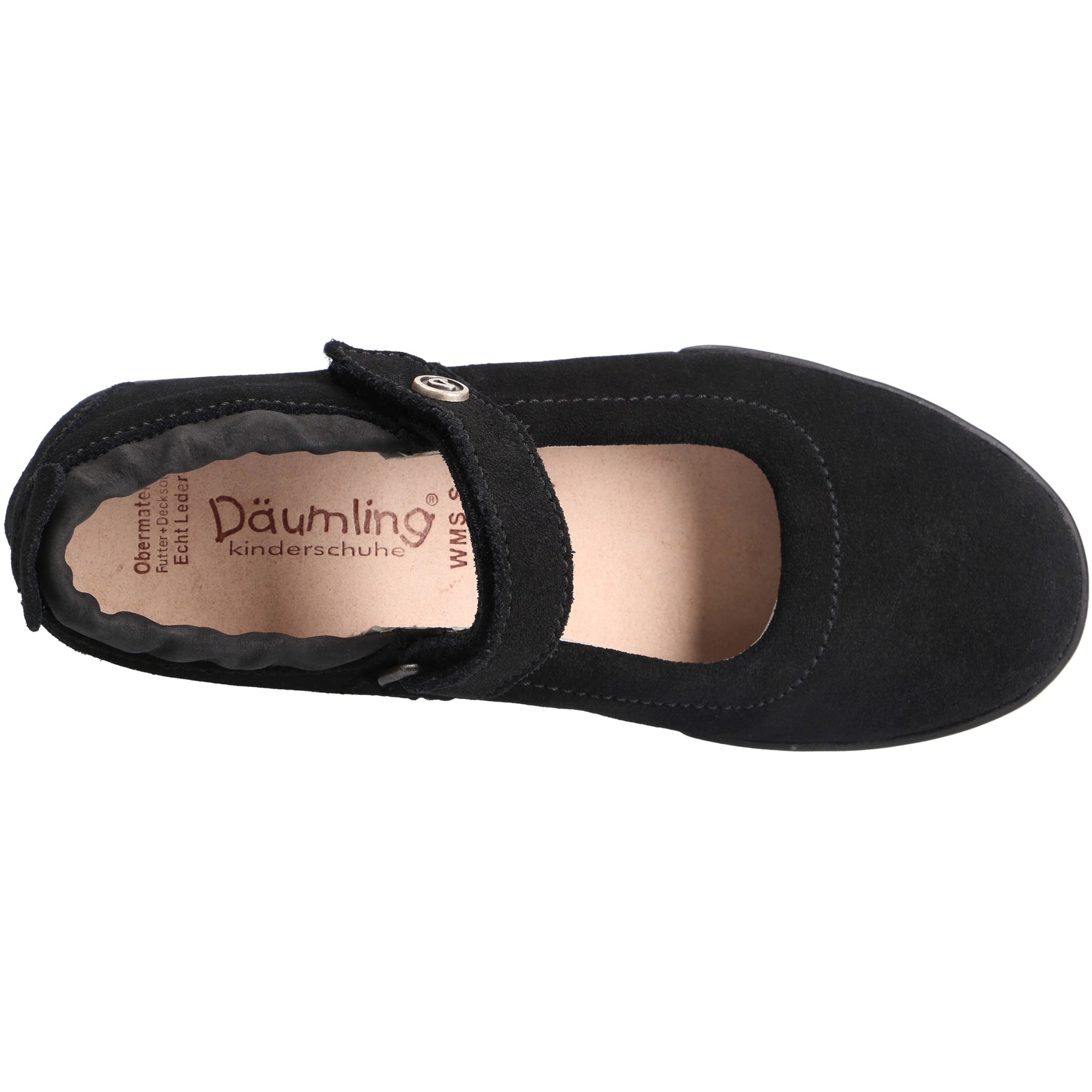 schwarze ballerina draufsicht