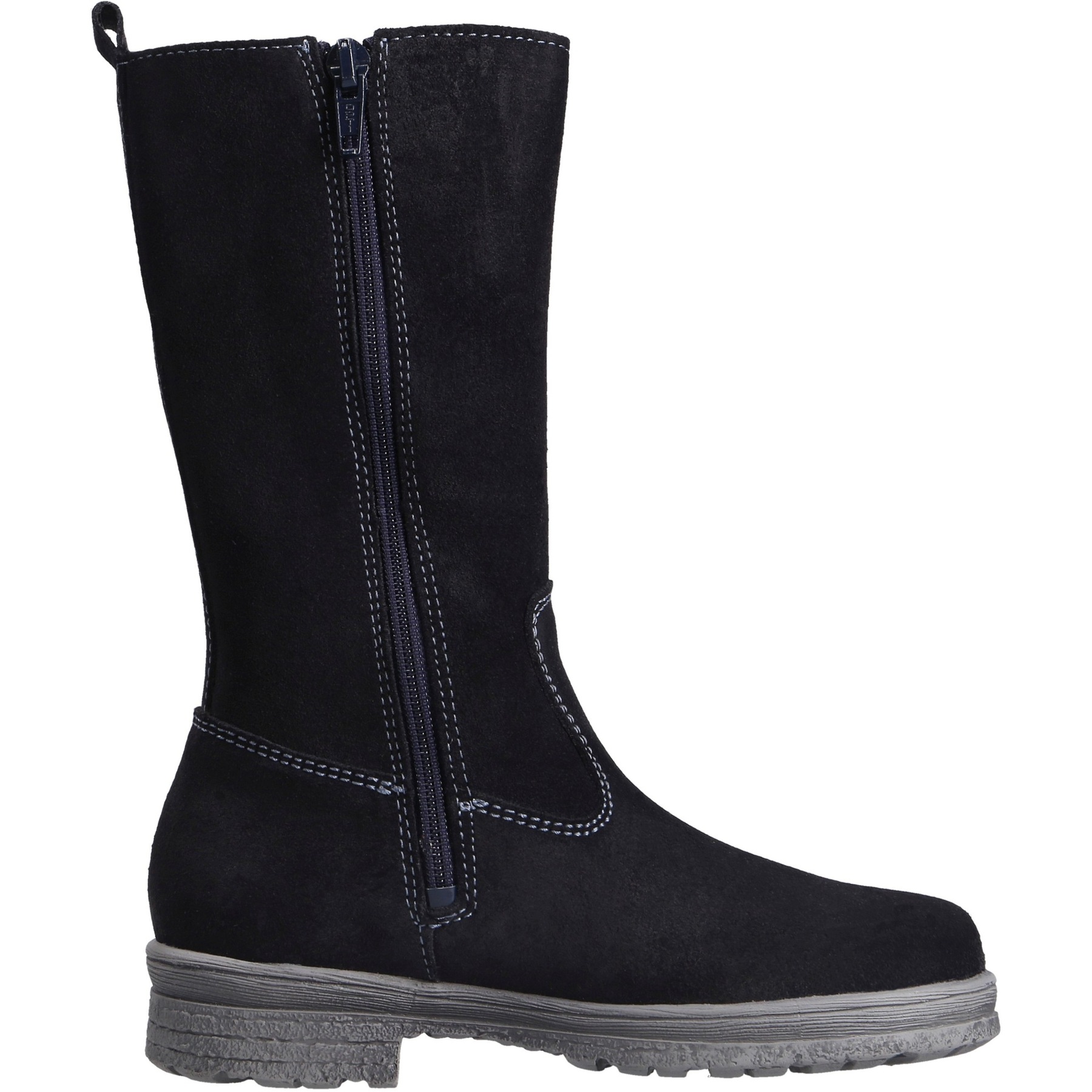 blaue stiefel seitenansicht rechts