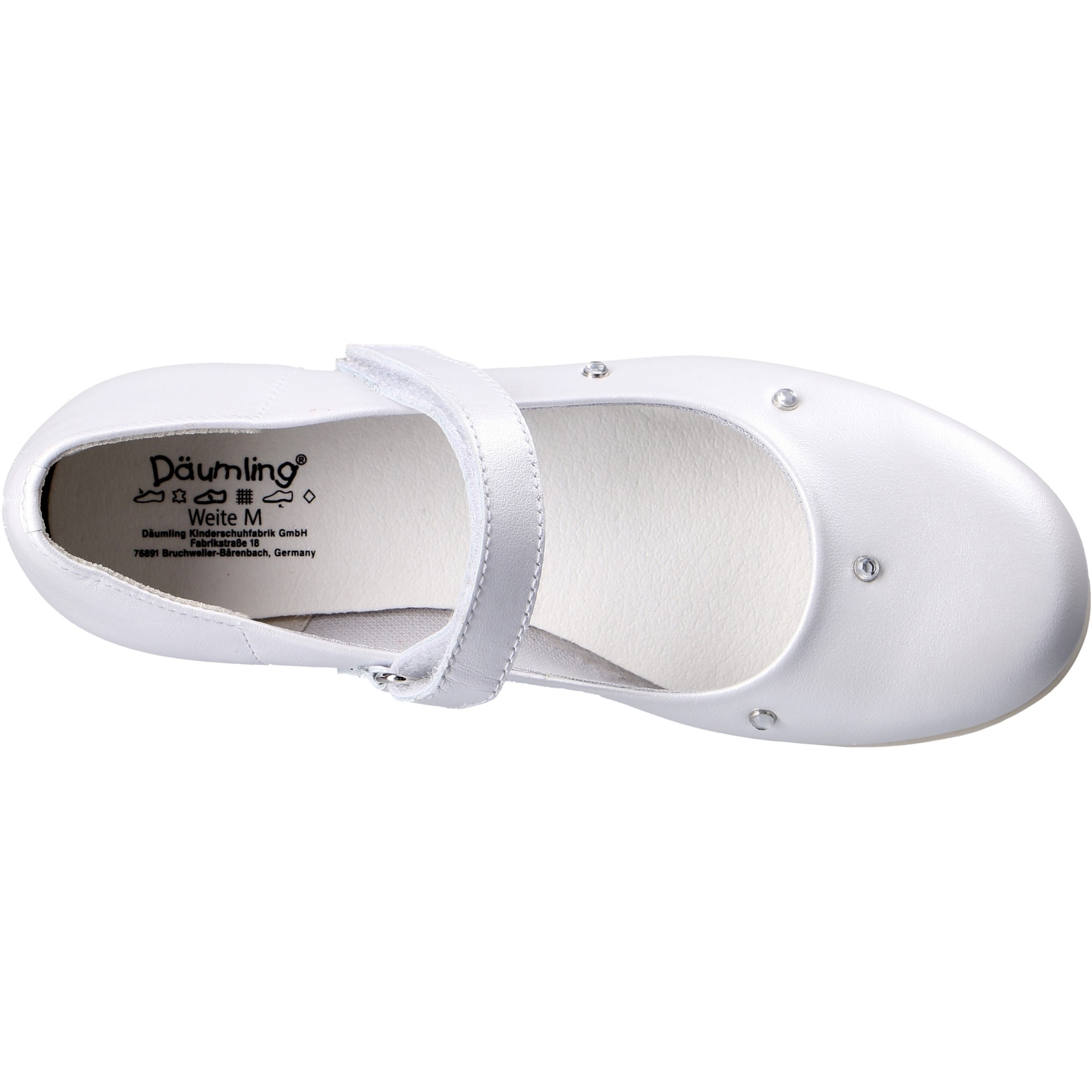 weiße ballerina draufsicht