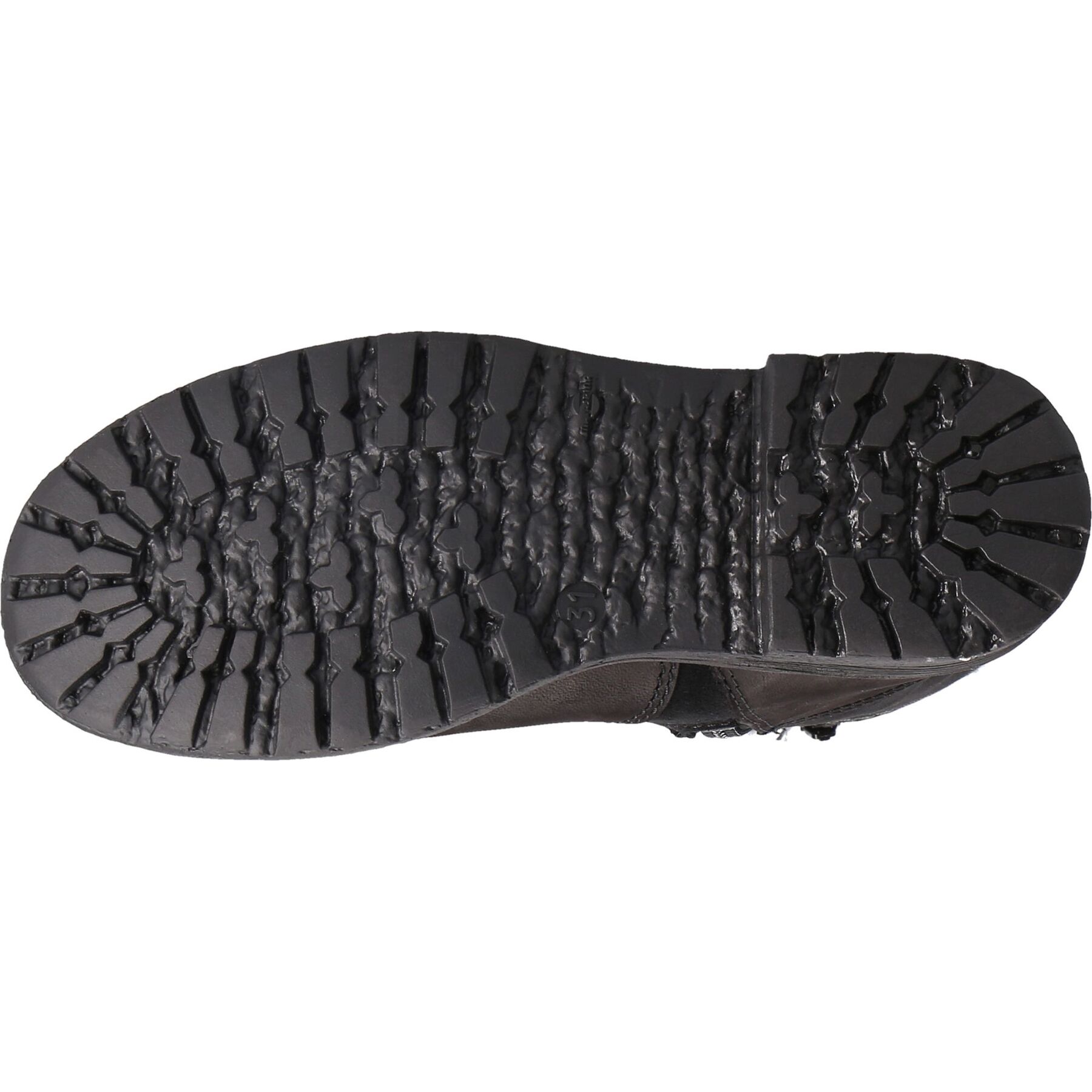 schwarze stiefel draufsicht