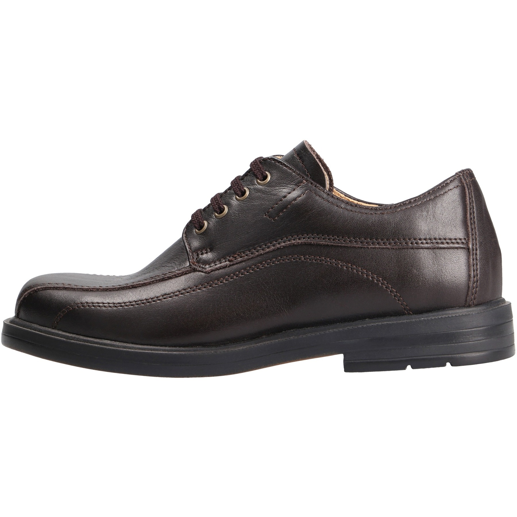 braune halbschuh seitenansicht links