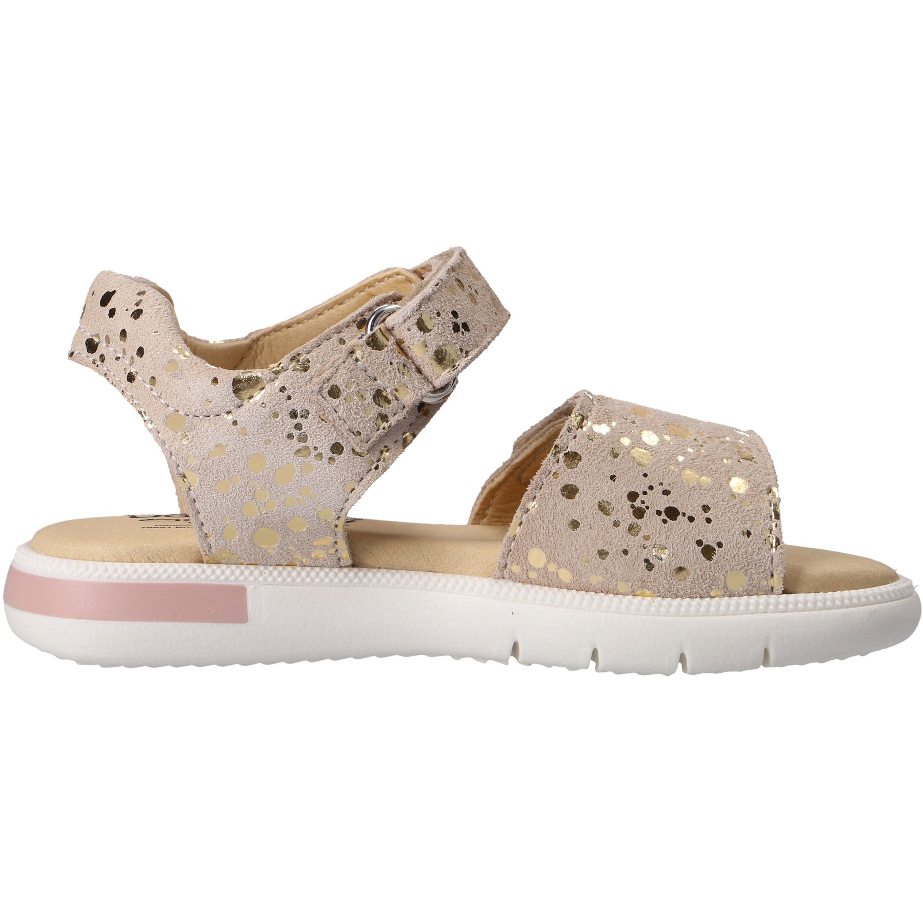 weiße sandale seitenansicht rechts