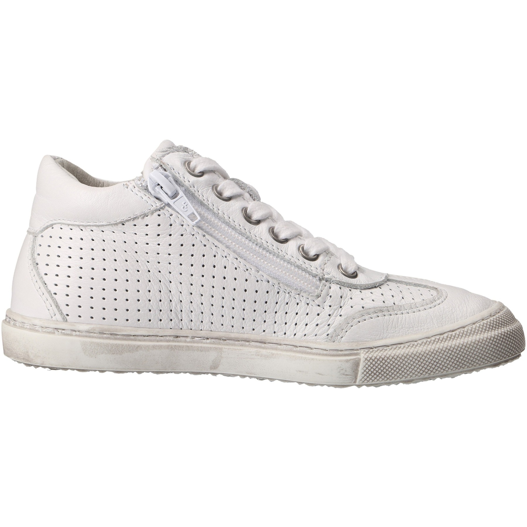 weiße mid cut seitenansicht rechts