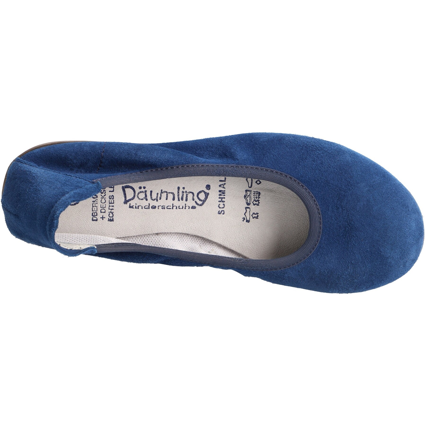 blaue ballerina draufsicht