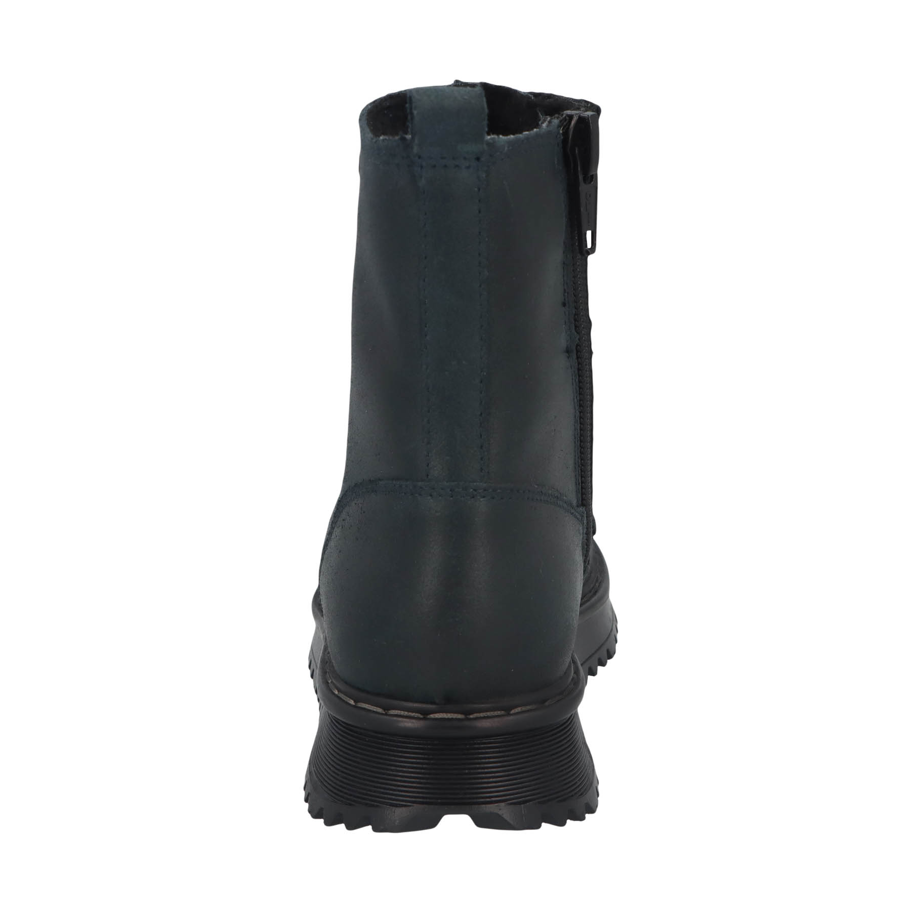 graue stiefeletten hinteransicht