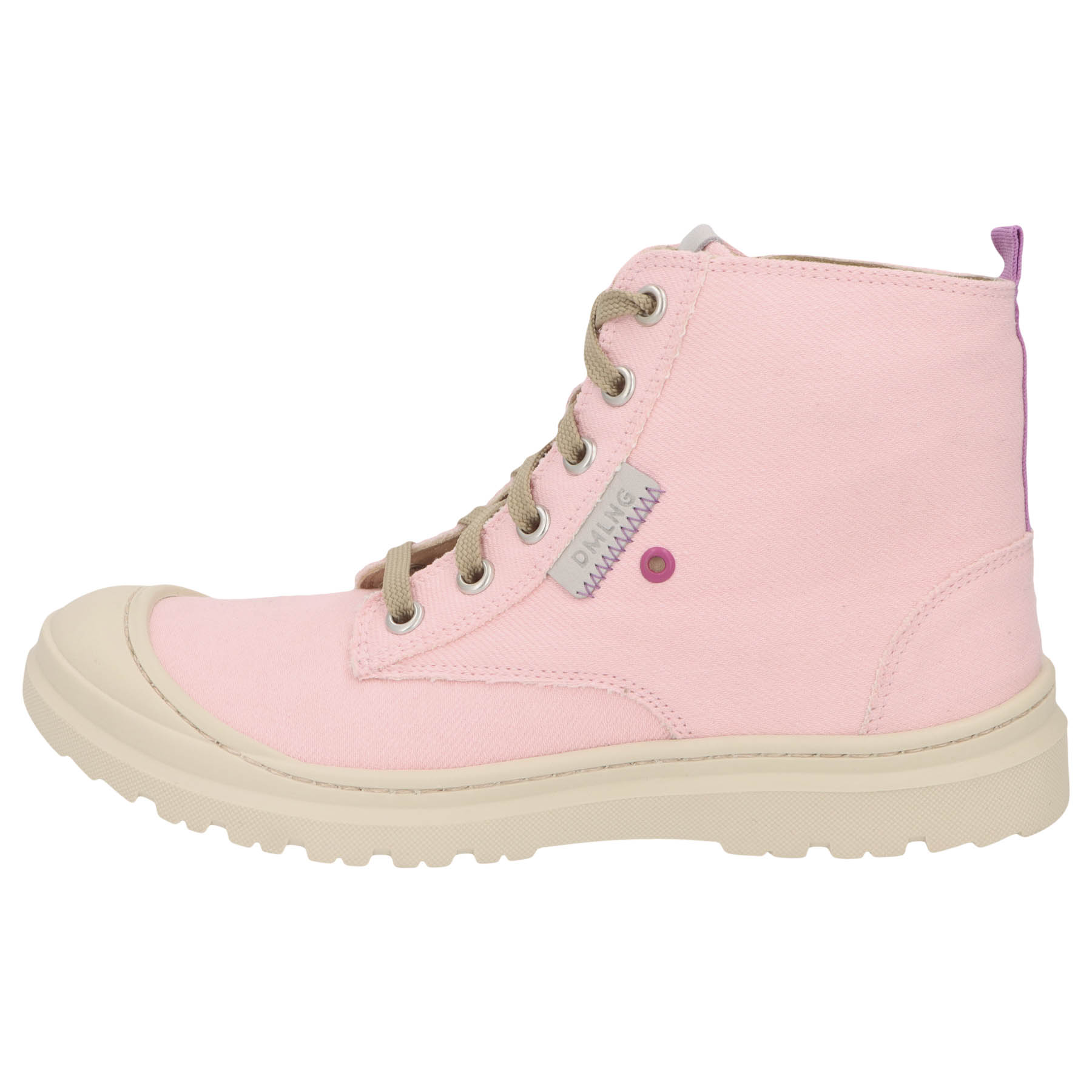 rote stiefeletten seitenansicht links