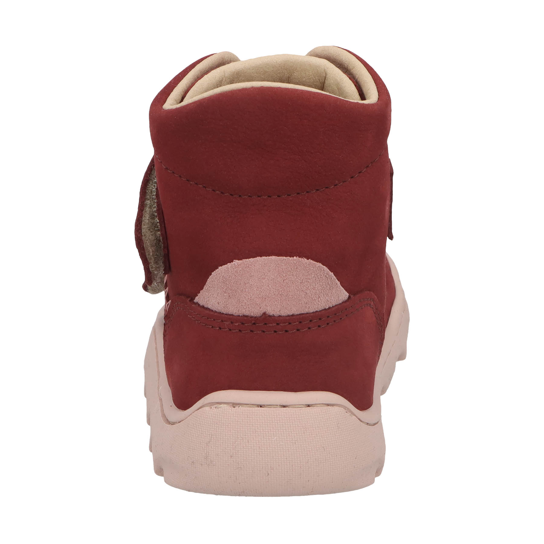 rote lauflernschuhe hinteransicht