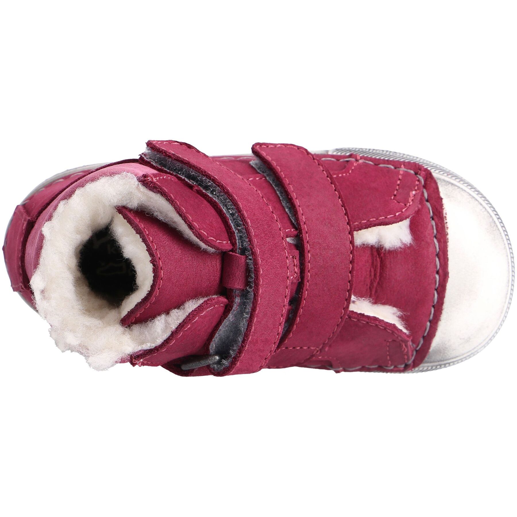 rote lauflernschuhe draufsicht