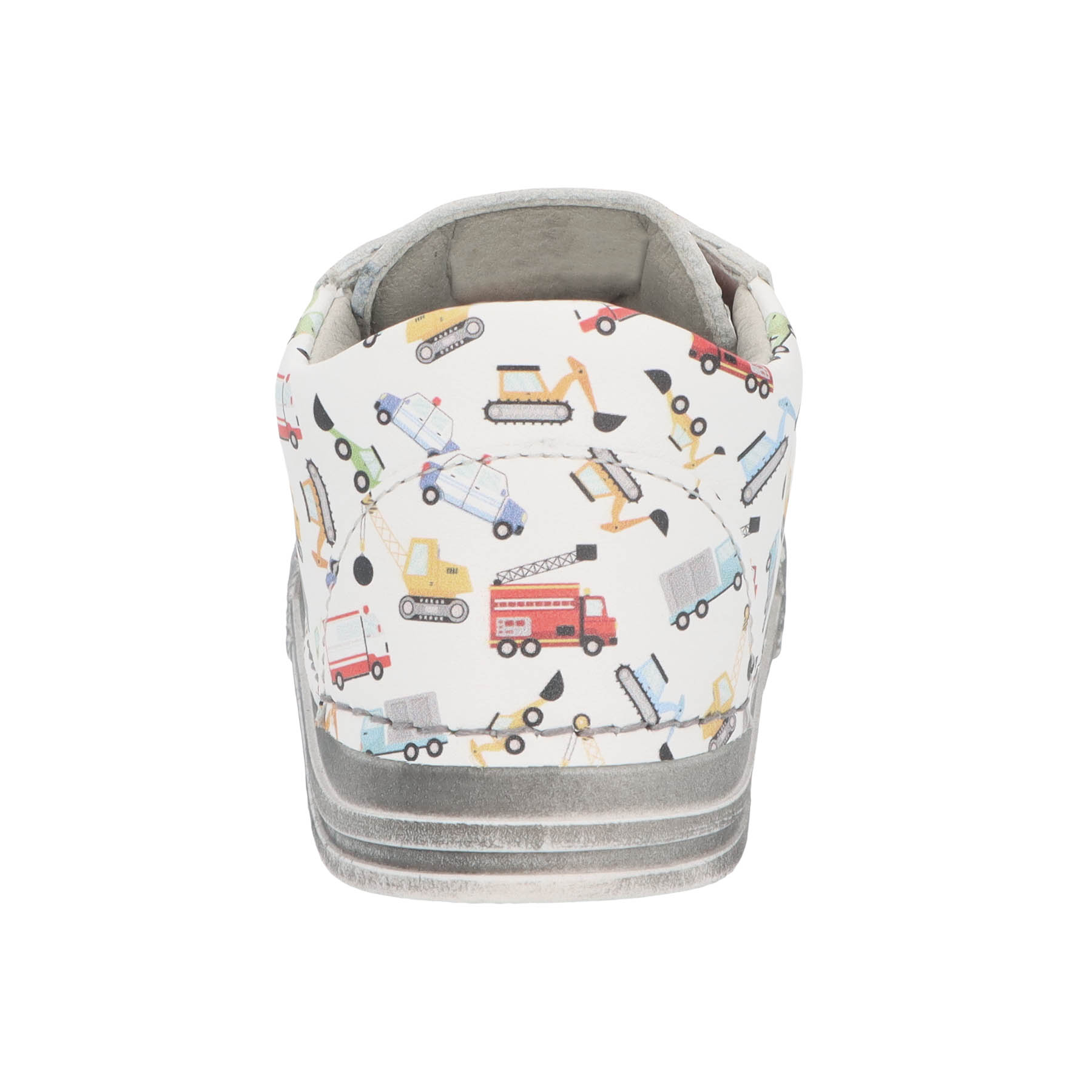 mehrfarbige lauflernschuhe hinteransicht