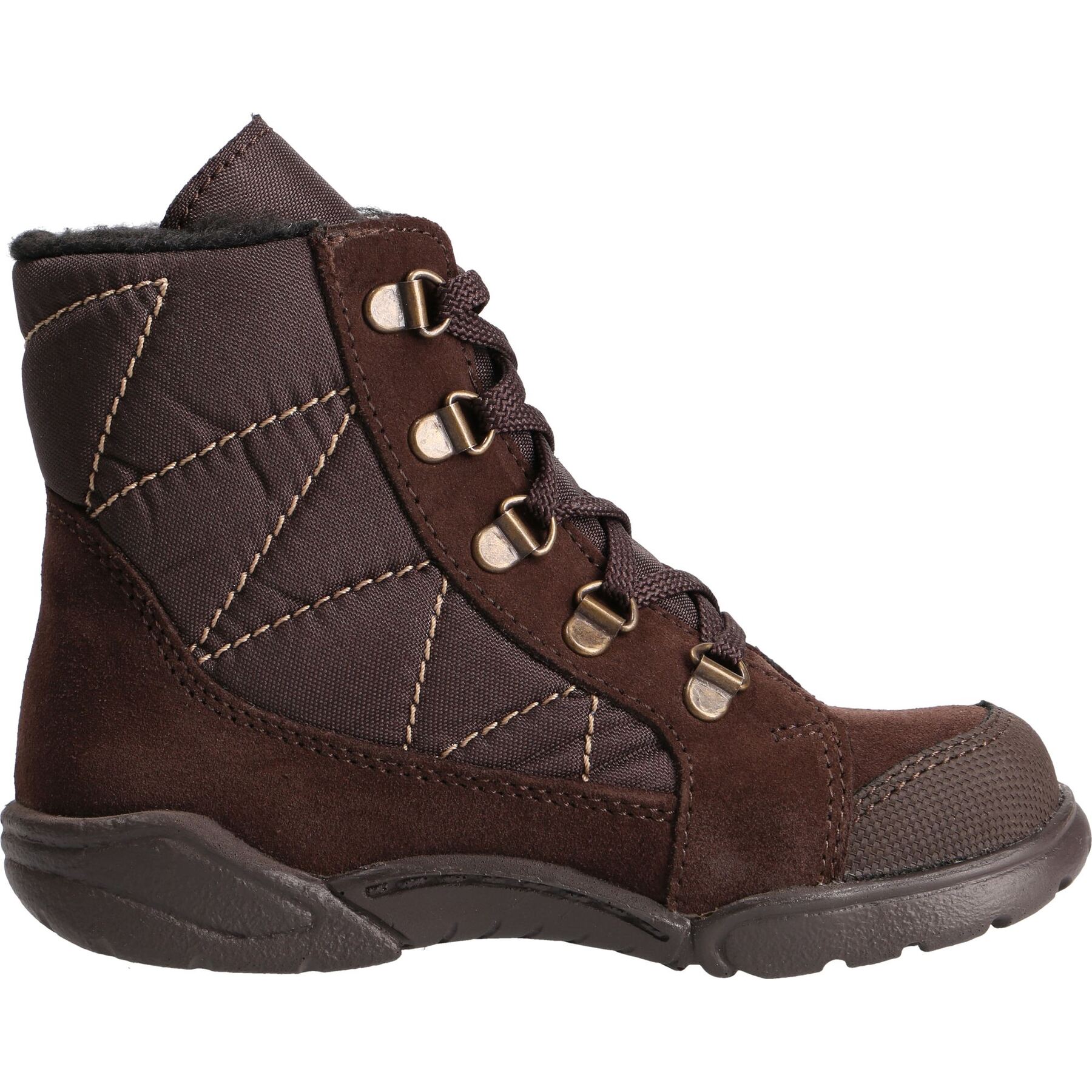 braune stiefeletten seitenansicht rechts