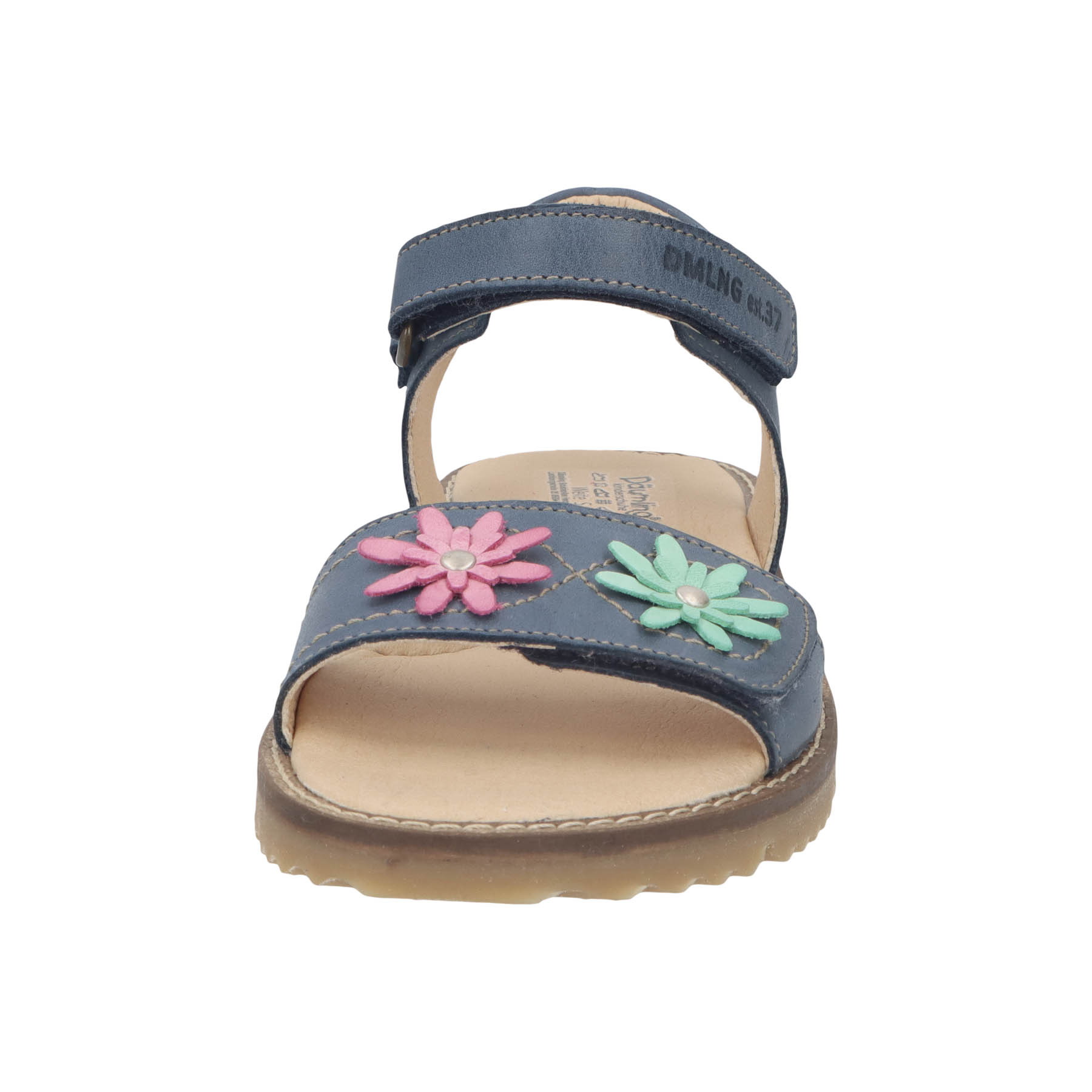 blaue sandale vorderansicht