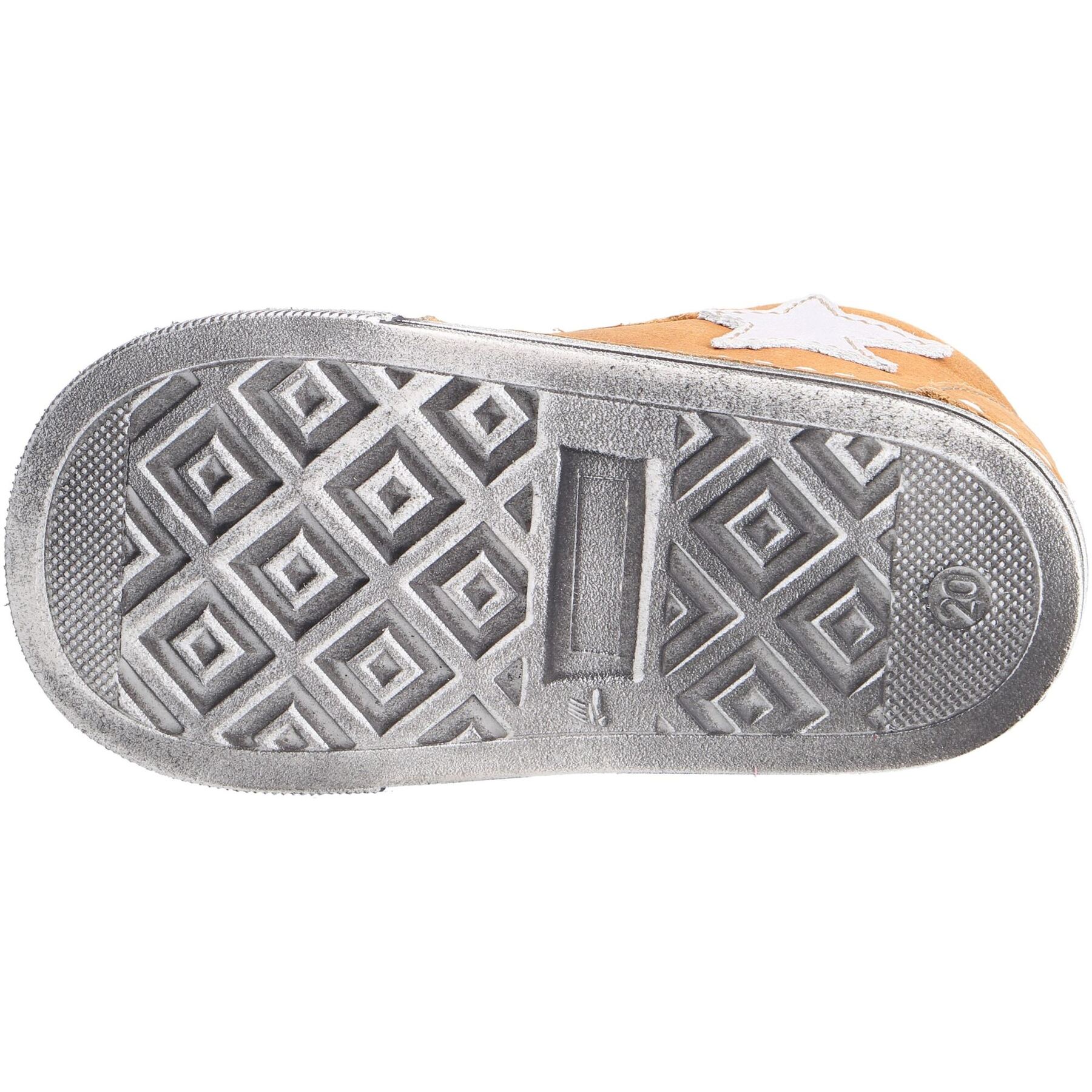 braune lauflernschuhe sohlenansicht