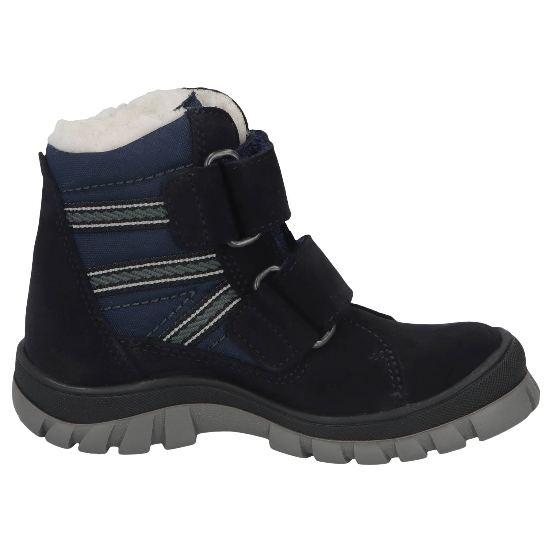 blaue stiefeletten seitenansicht rechts