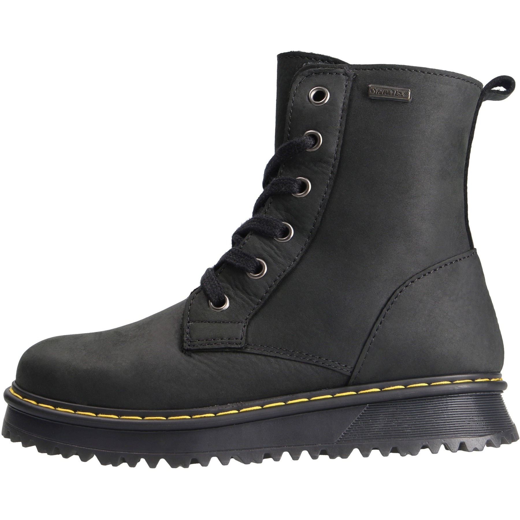 graue stiefeletten seitenansicht links