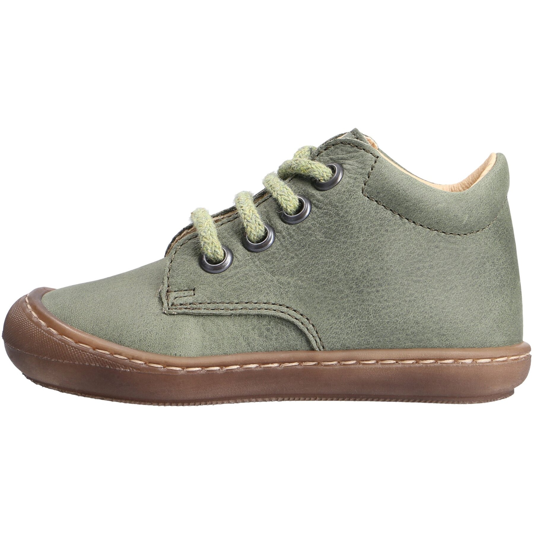 grüne lauflernschuhe seitenansicht links