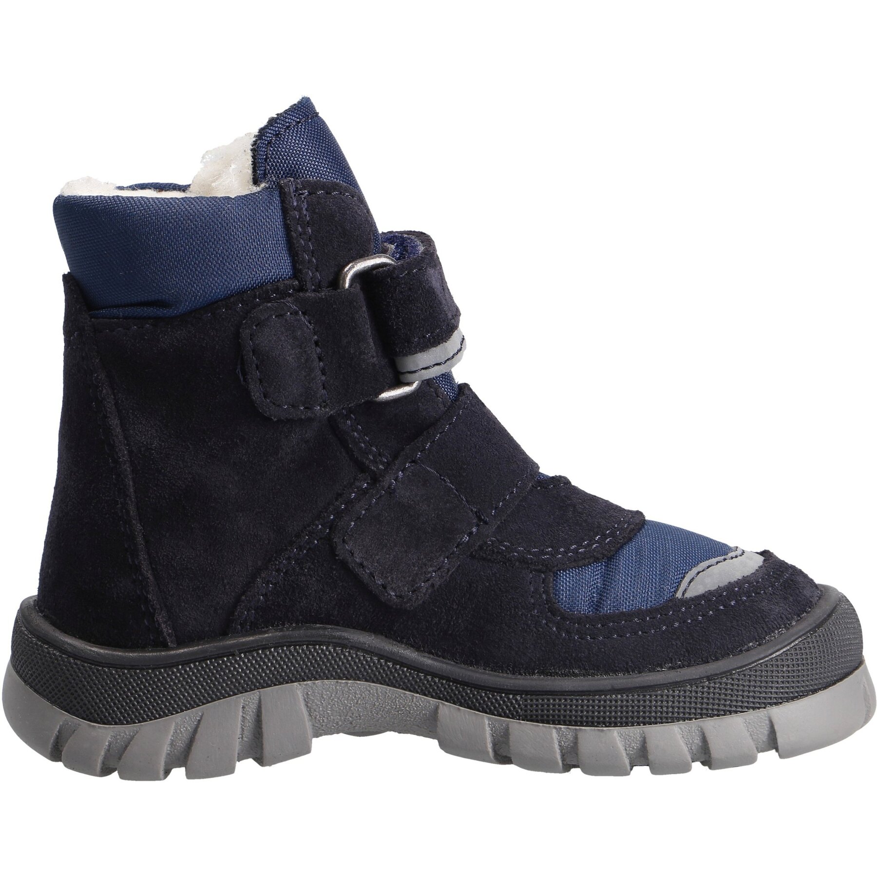 blaue stiefeletten seitenansicht rechts