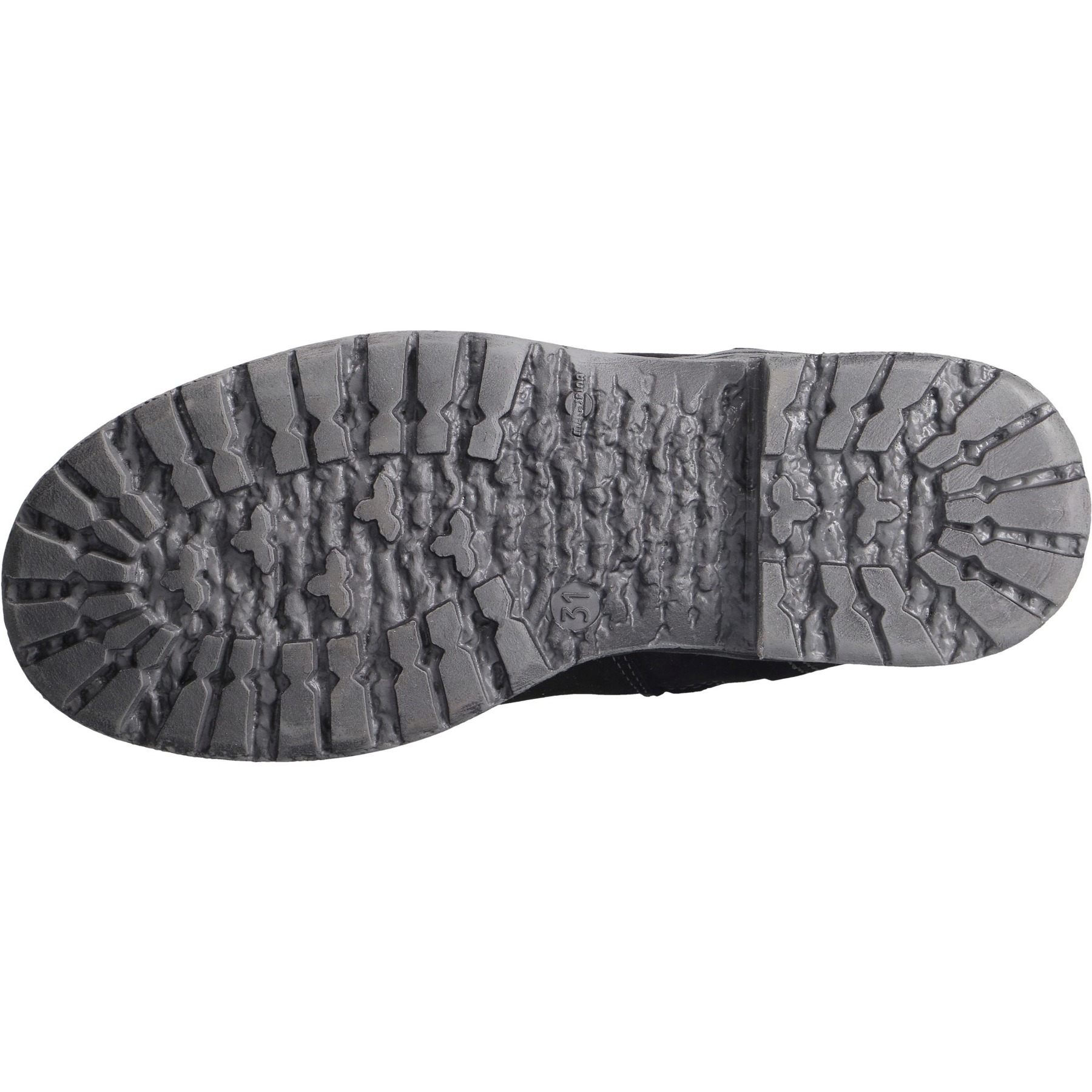 schwarze stiefel draufsicht